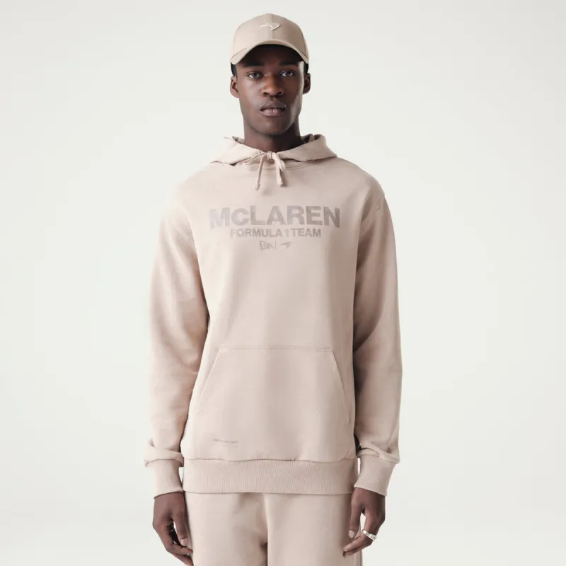 McLaren Formula 1 Team Washed Taupe Hoodie sold by New Era