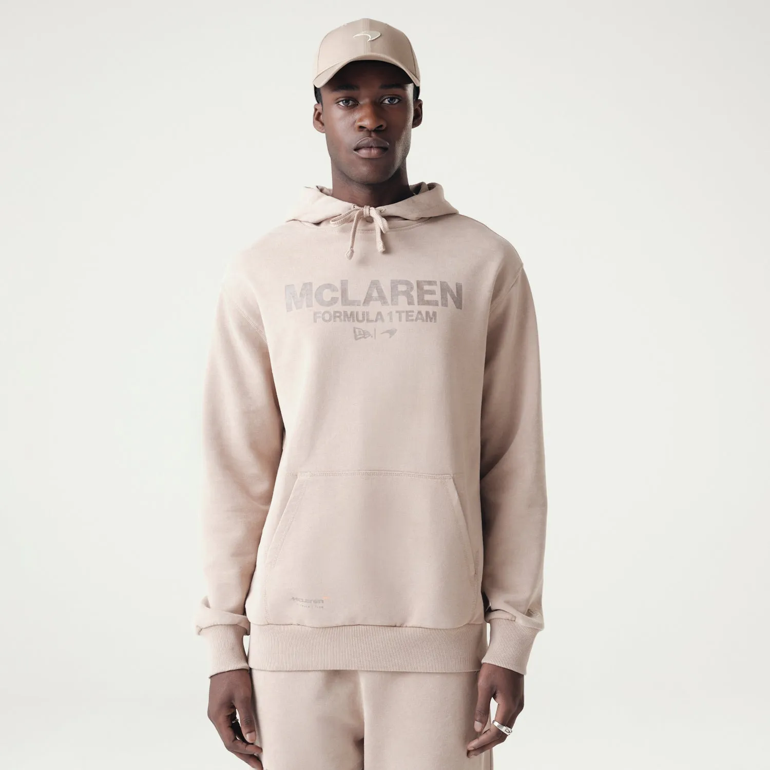 McLaren Formula 1 Team Washed Taupe Hoodie sold by New Era