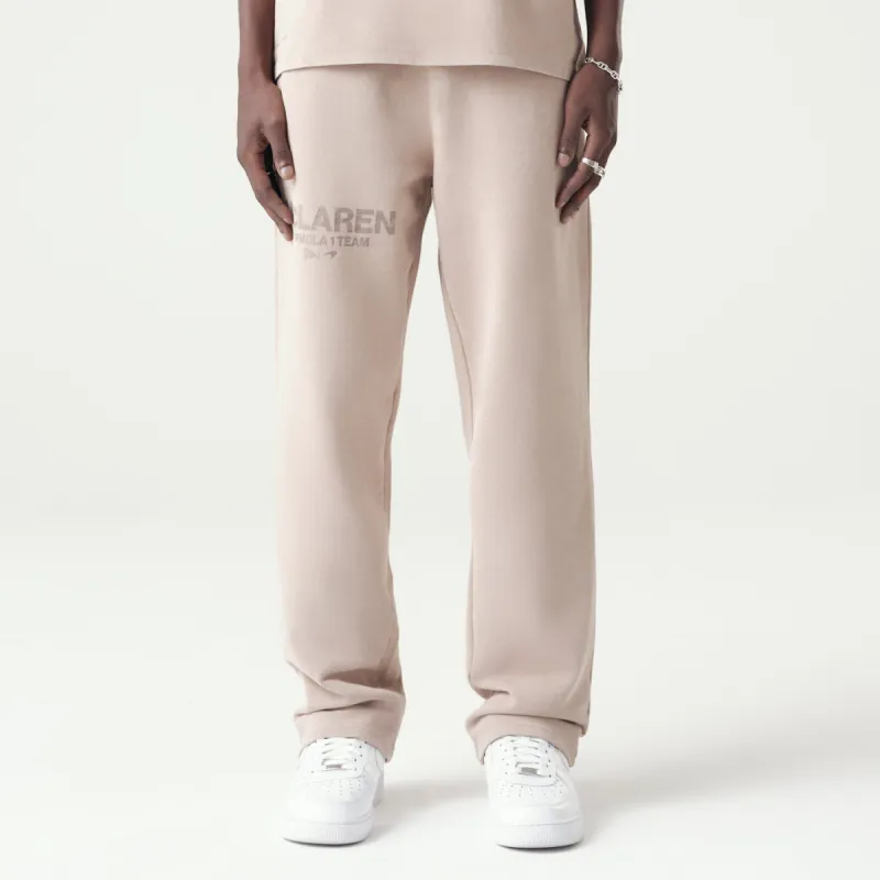 McLaren Formula 1 Team Washed Taupe Jogger made by New Era
