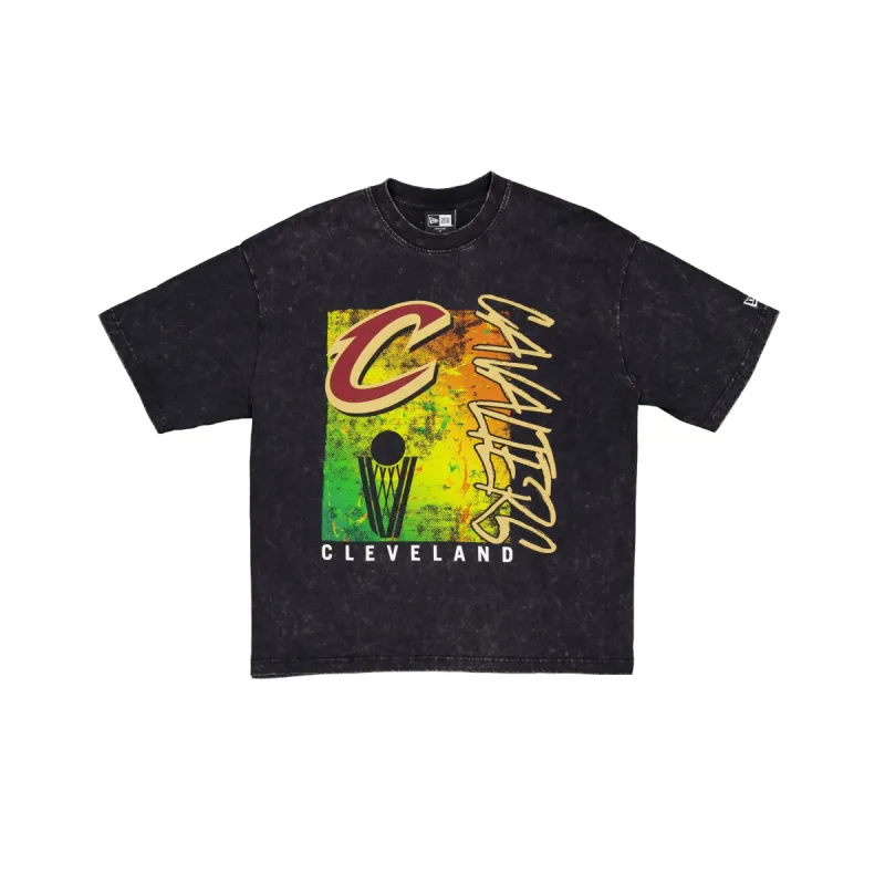 Cleveland Cavaliers Sport Classics Boxy Black T-Shirt sold by New Era