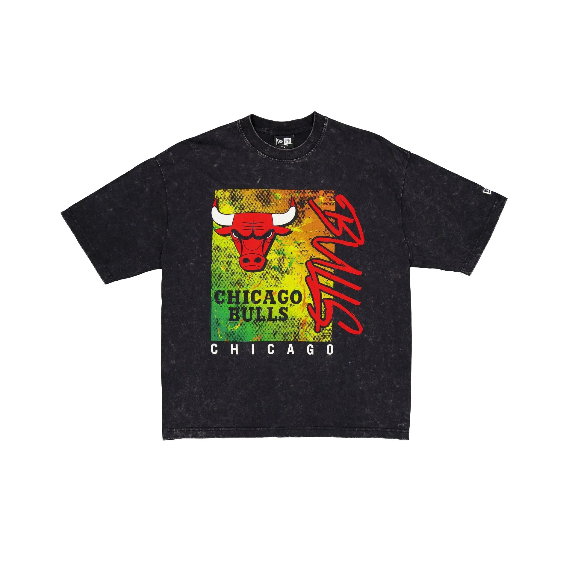 Chicago Bulls Sport Classics Boxy Black T-Shirt sold by New Era