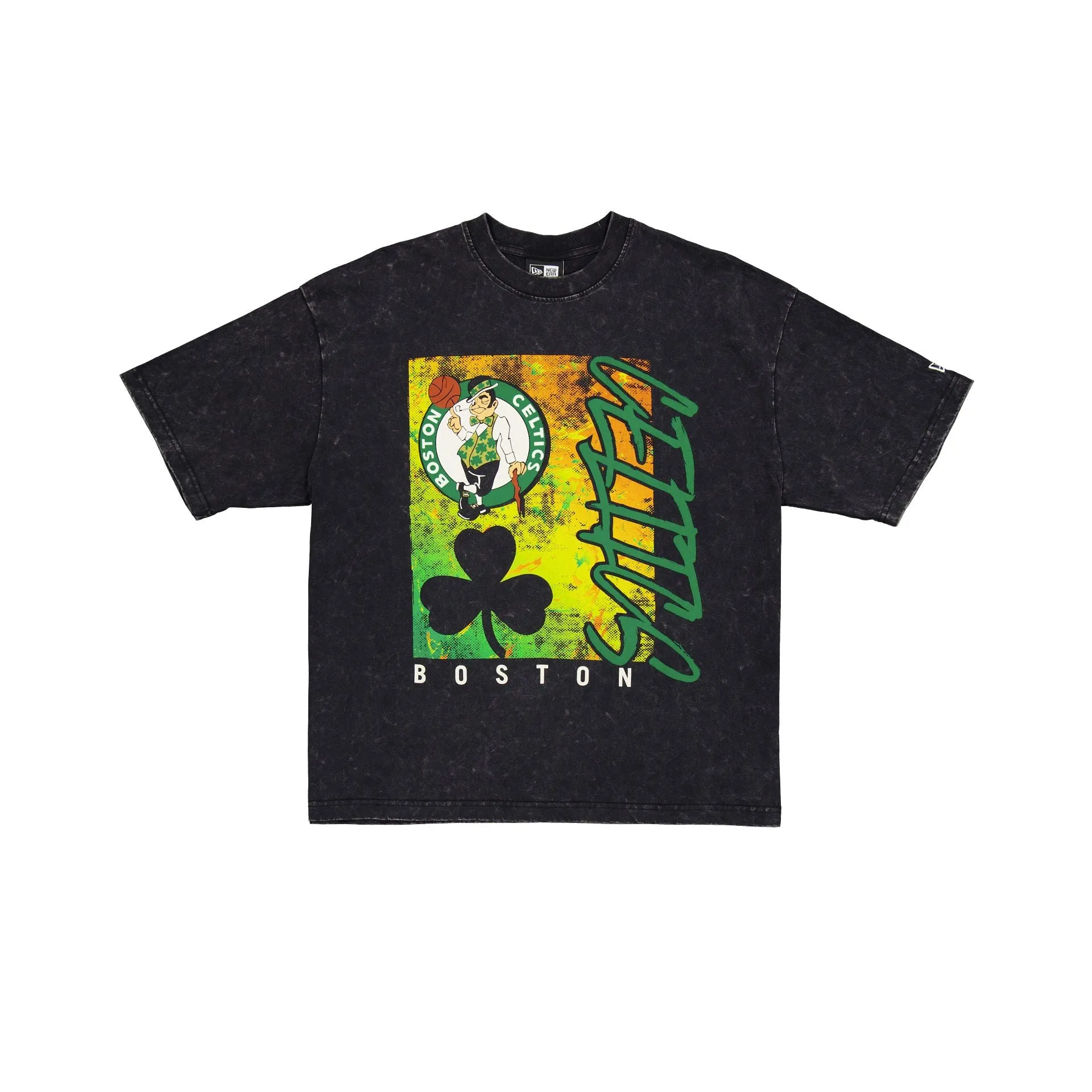 Boston Celtics Sport Classics Boxy Black T-Shirt sold by New Era