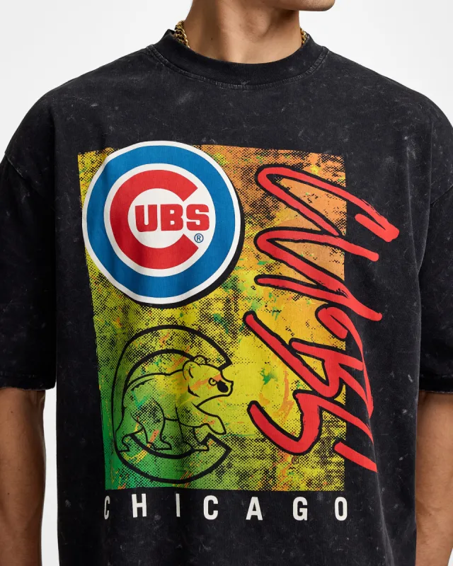 Chicago Cubs Sport Classics Boxy Black T-Shirt sold by New Era