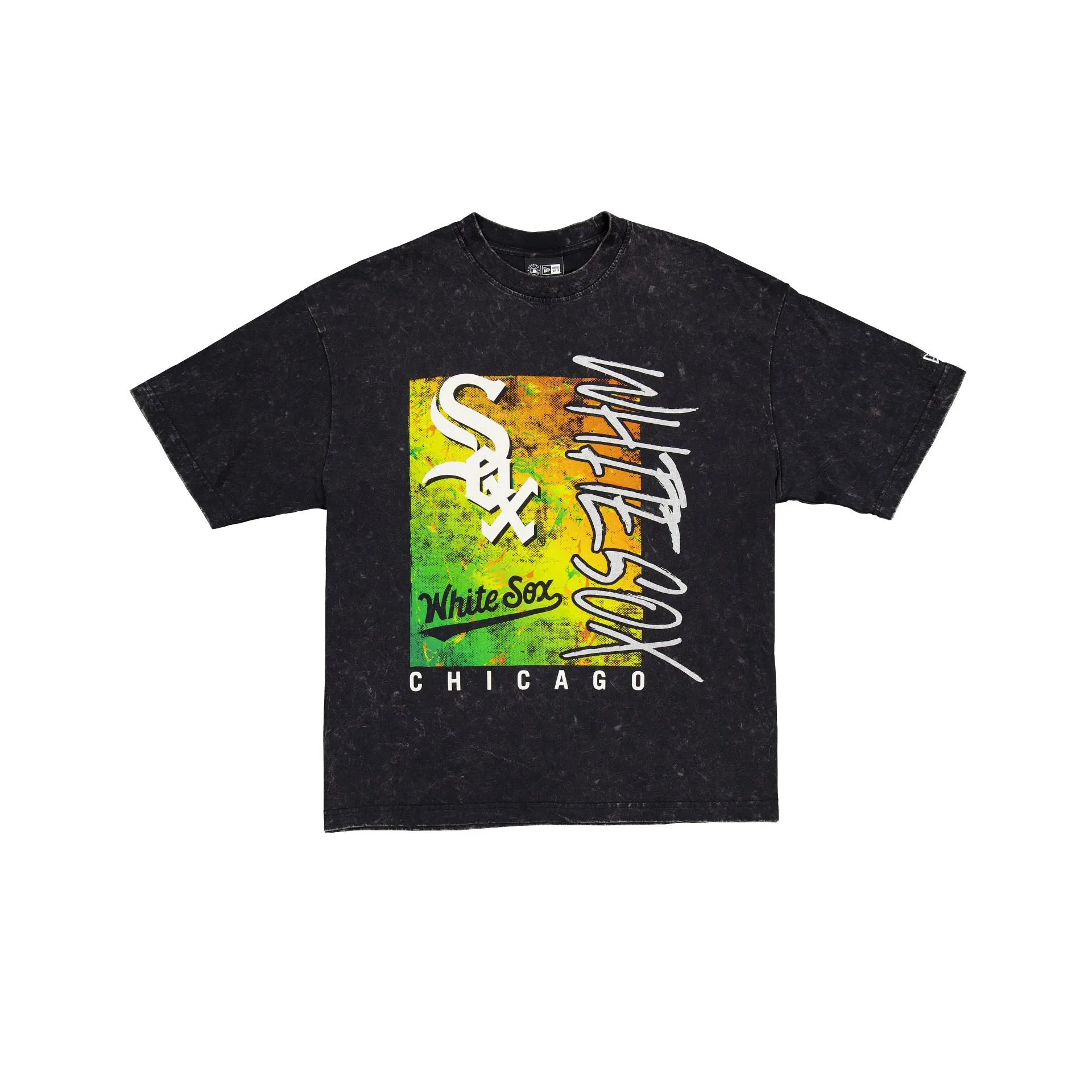 Chicago White Sox Sport Classics Boxy Black T-Shirt sold by New Era