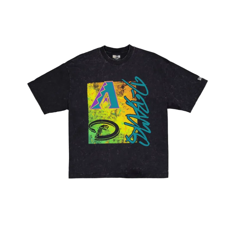 Arizona Diamondbacks Sport Classics Boxy Black T-Shirt sold by New Era