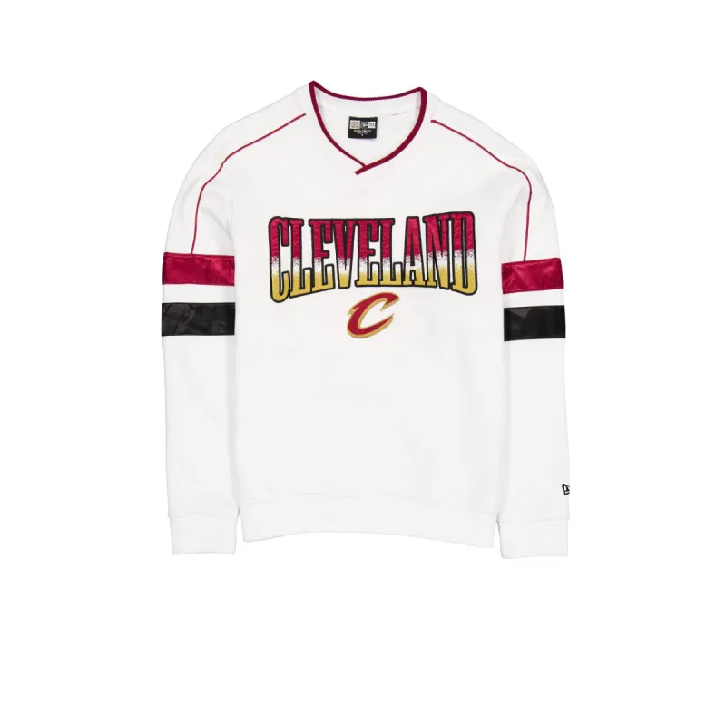 Cleveland Cavaliers Sport Classics White Crewneck sold by New Era