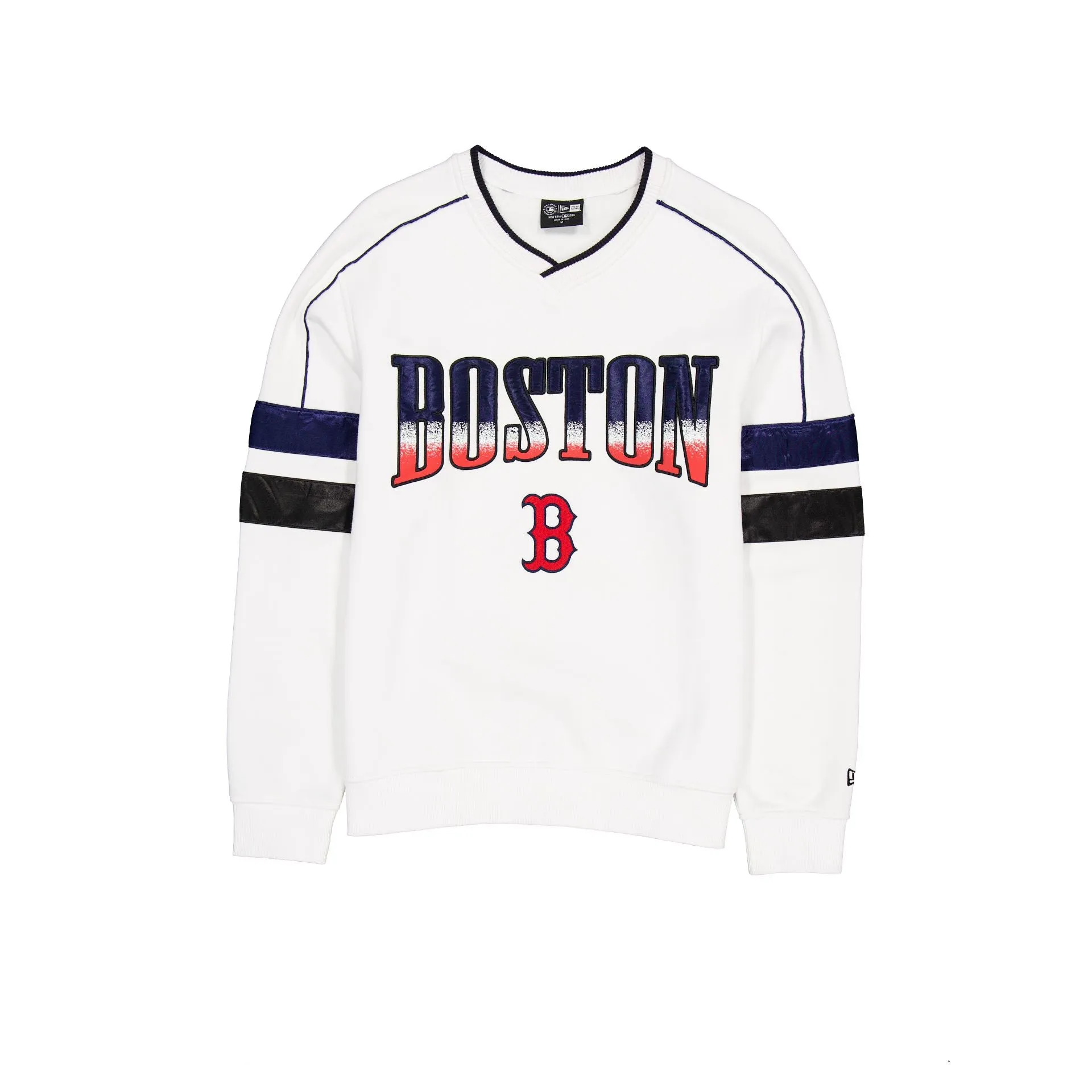 Boston Red Sox Sport Classics White Crewneck sold by New Era