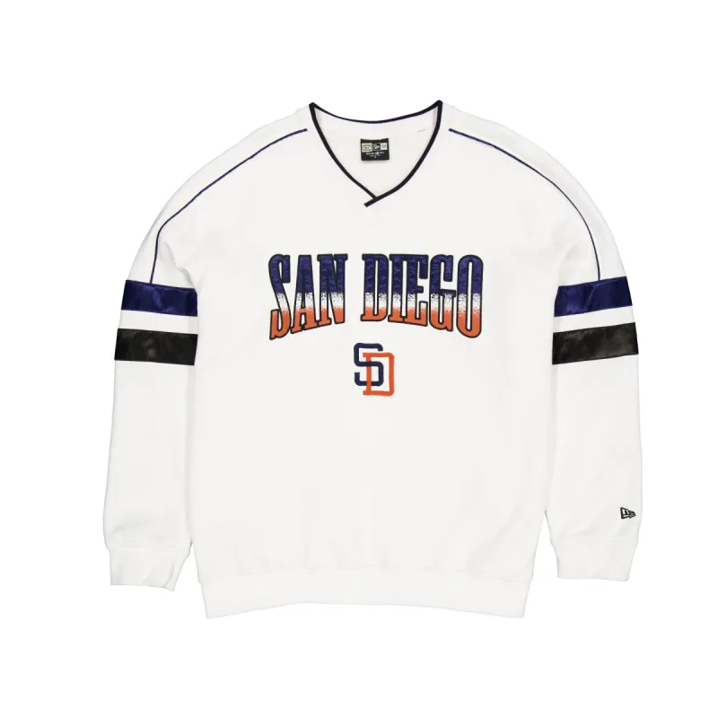San Diego Padres Sport Classics White Crewneck sold by New Era