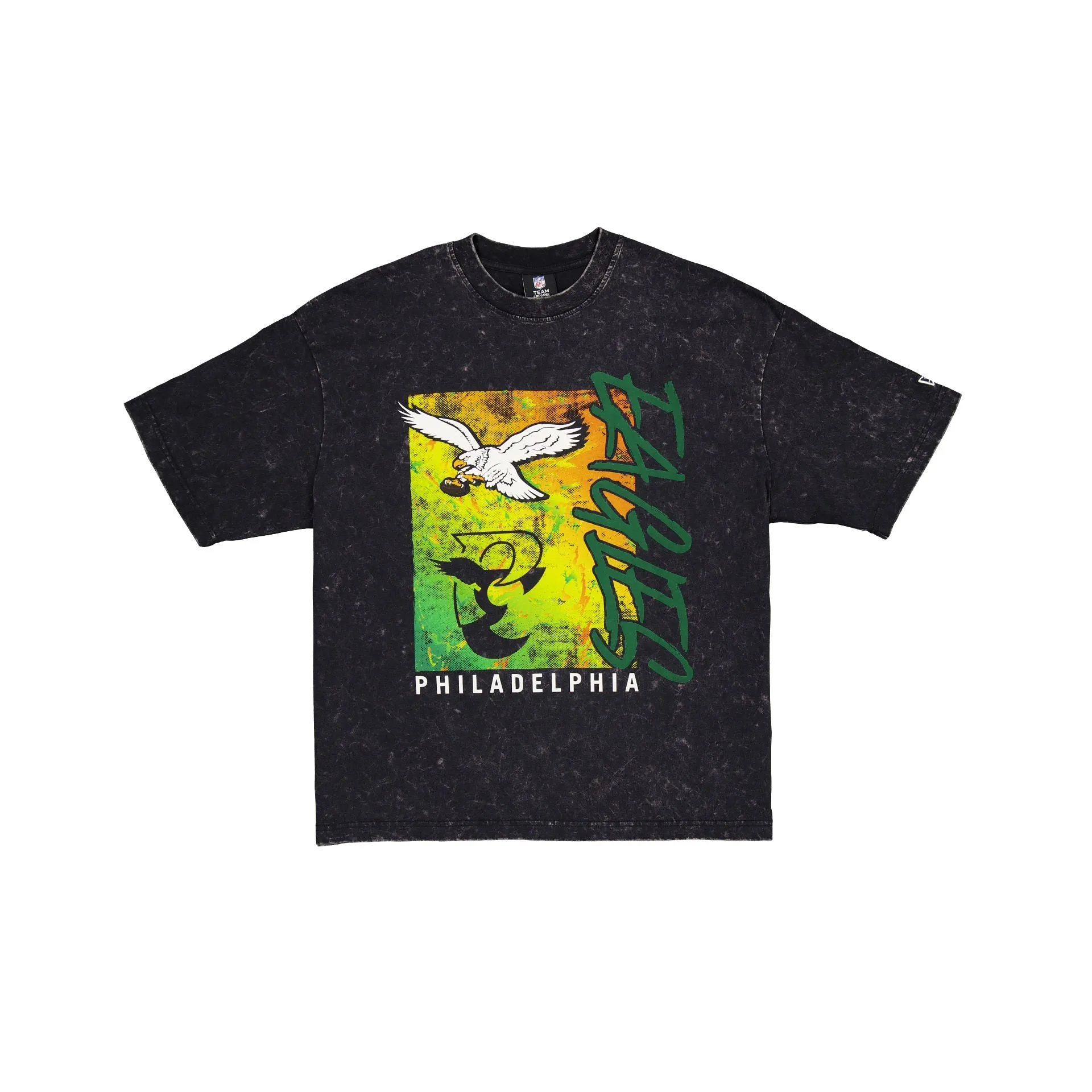 Philadelphia Eagles Sport Classics Boxy Black T-Shirt sold by New Era