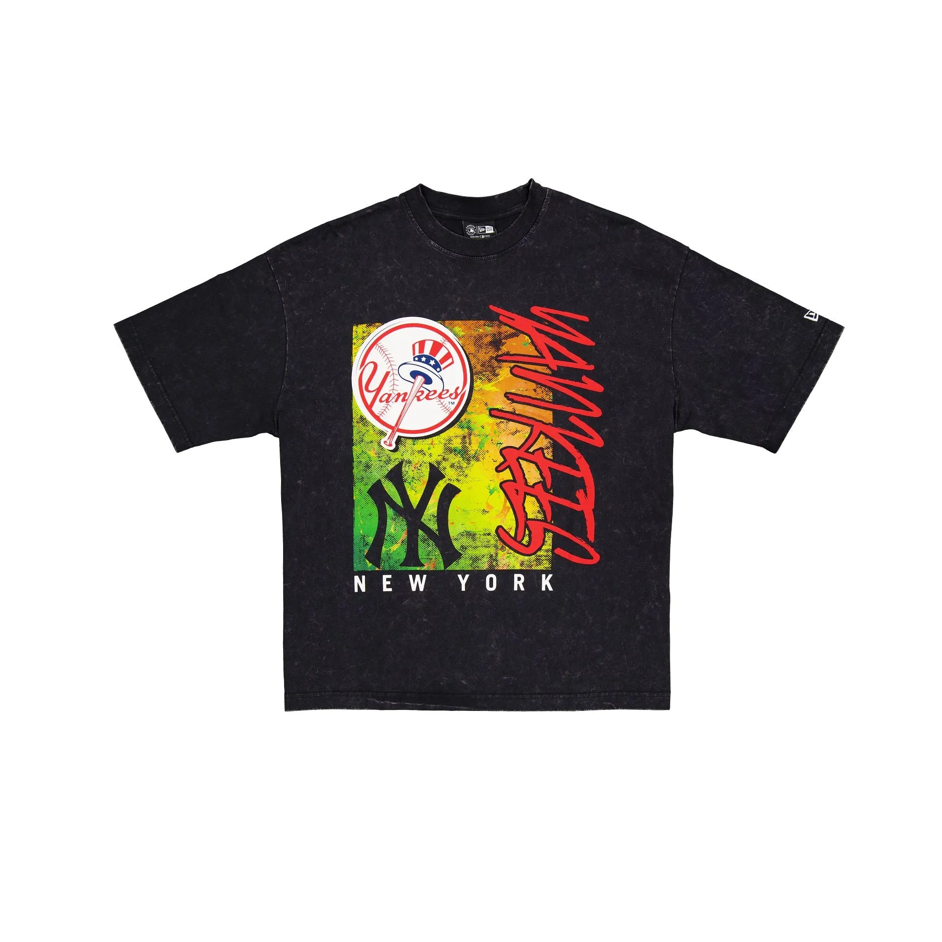 New York Yankees Sport Classics Boxy Black T-Shirt sold by New Era