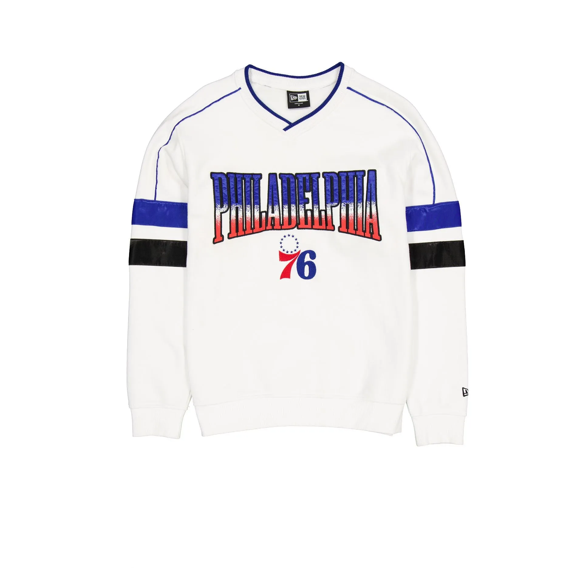 Philadelphia 76ers Sport Classics White Crewneck sold by New Era