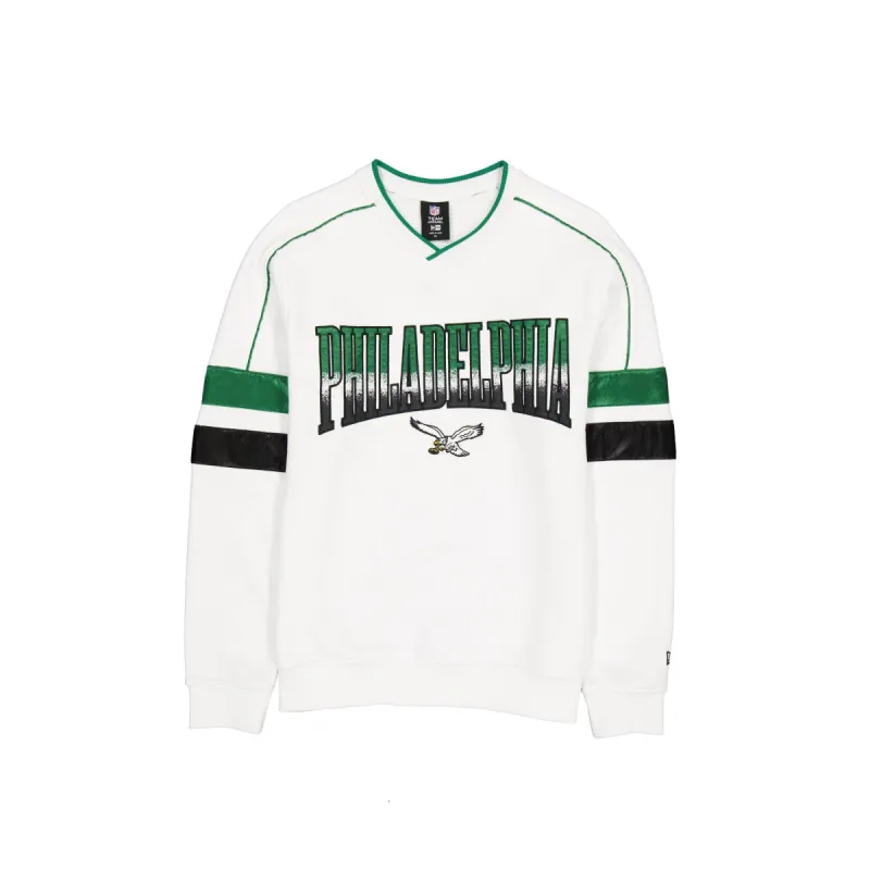 Philadelphia Eagles Sport Classics White Crewneck sold by New Era