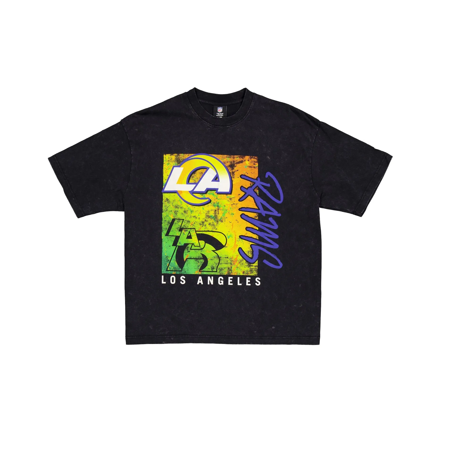 Los Angeles Rams Sport Classics Boxy Black T-Shirt sold by New Era