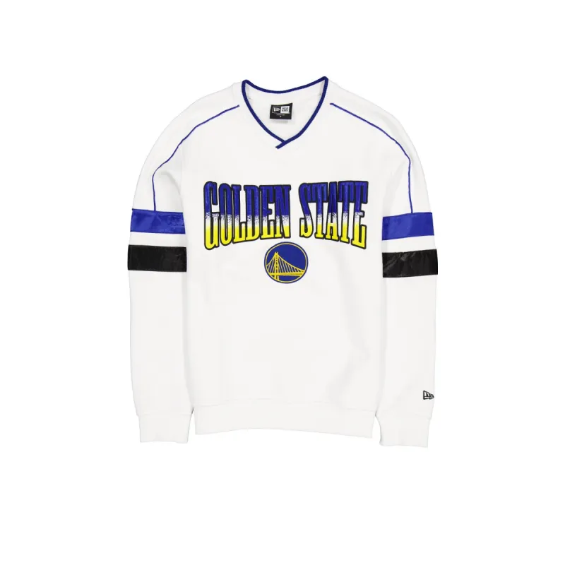 Golden State Warriors Sport Classics White Crewneck sold by New Era