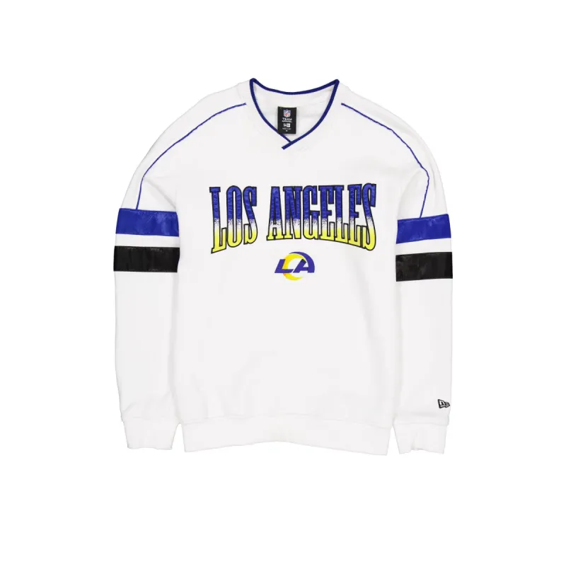 Los Angeles Rams Sport Classics White Crewneck sold by New Era