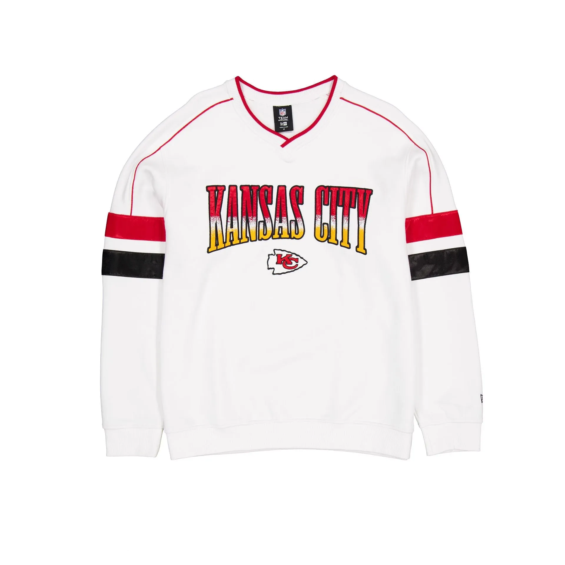 Kansas City Chiefs Sport Classics White Crewneck sold by New Era