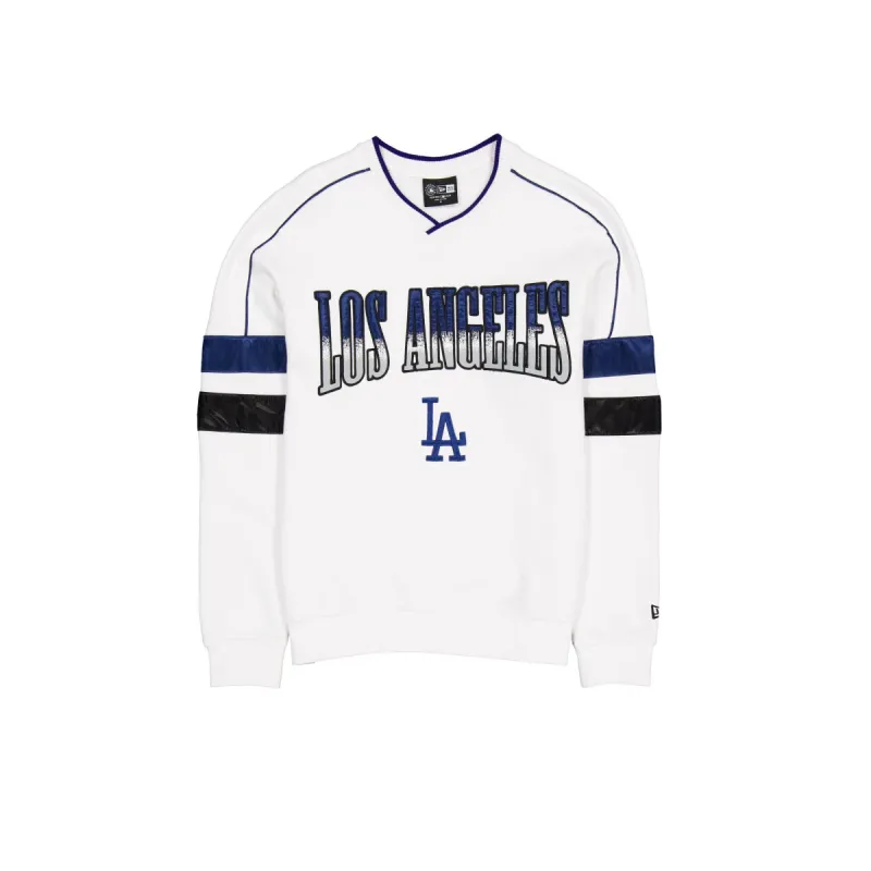 Los Angeles Dodgers Sport Classics White Crewneck sold by New Era