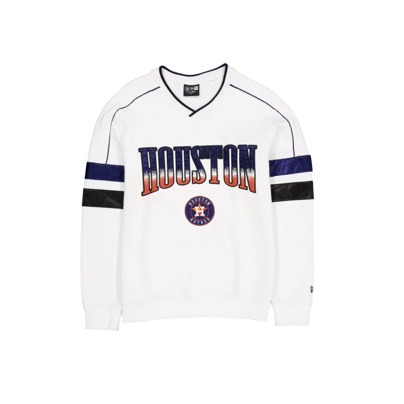 Houston Astros Sport Classics White Crewneck sold by New Era