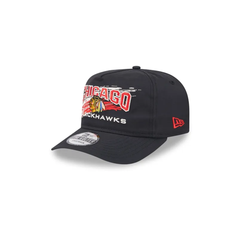 Chicago Blackhawks Throwback Brush Golfer Hat sold by New Era