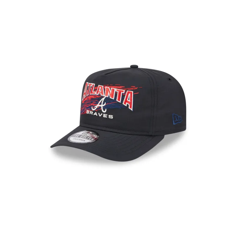 Atlanta Braves Throwback Brush Golfer Hat sold by New Era