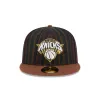 New York Knicks Vintage Herringbone 59FIFTY Fitted Hat sold by New Era