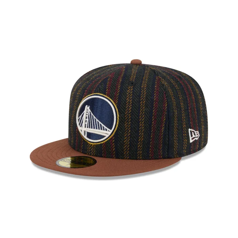 Golden State Warriors Vintage Herringbone 59FIFTY Fitted Hat sold by New Era
