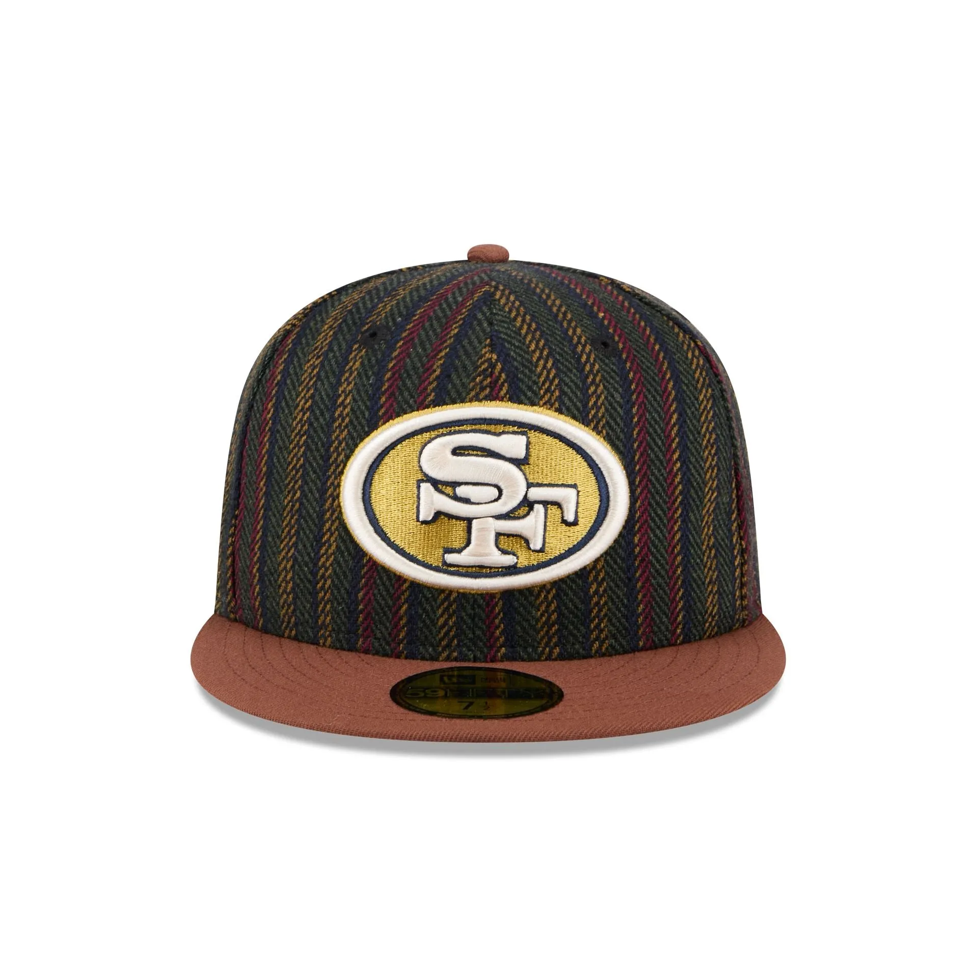 San Francisco 49ers Vintage Herringbone 59FIFTY Fitted Hat sold by New Era product image thumbnail 2