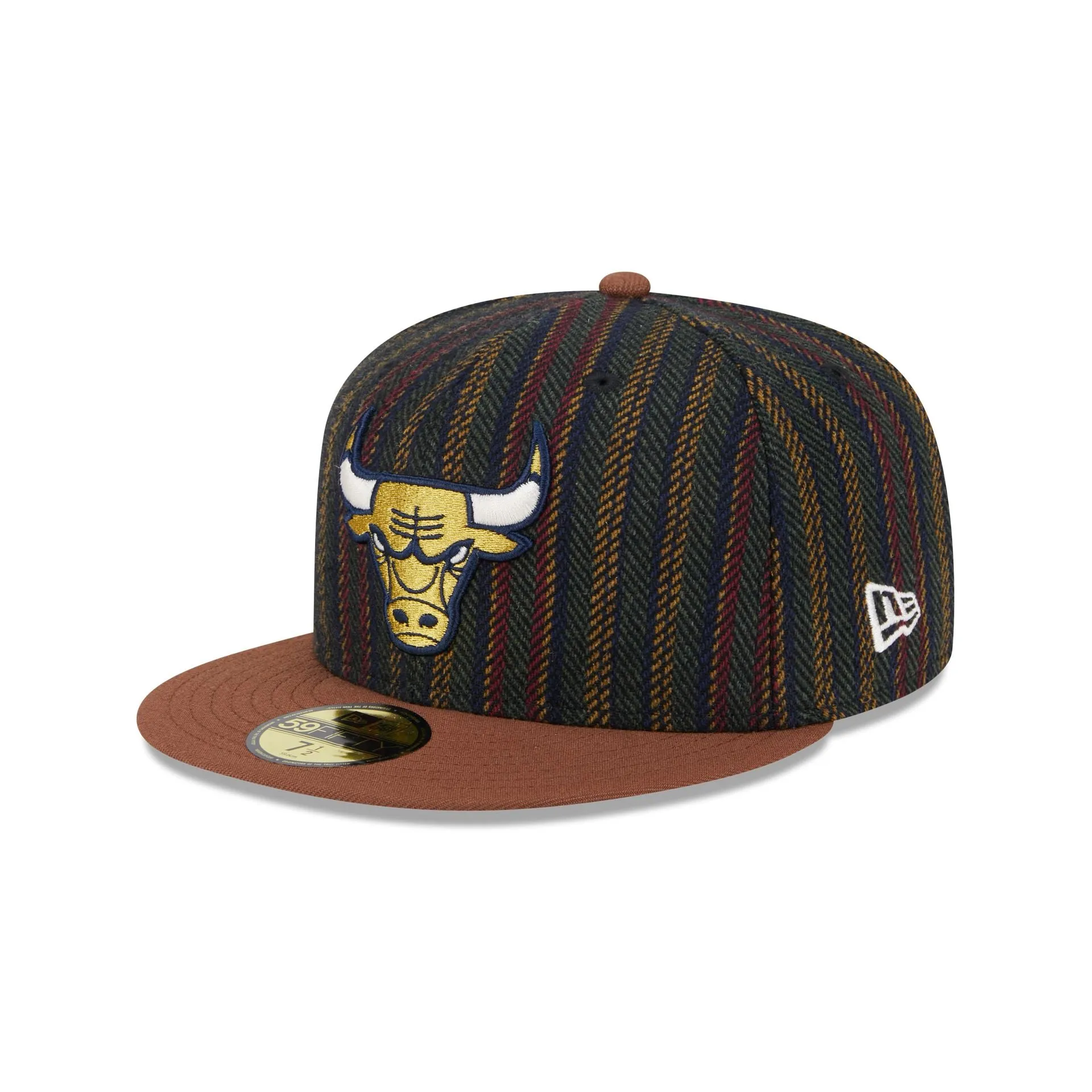 Chicago Bulls Vintage Herringbone 59FIFTY Fitted Hat sold by New Era