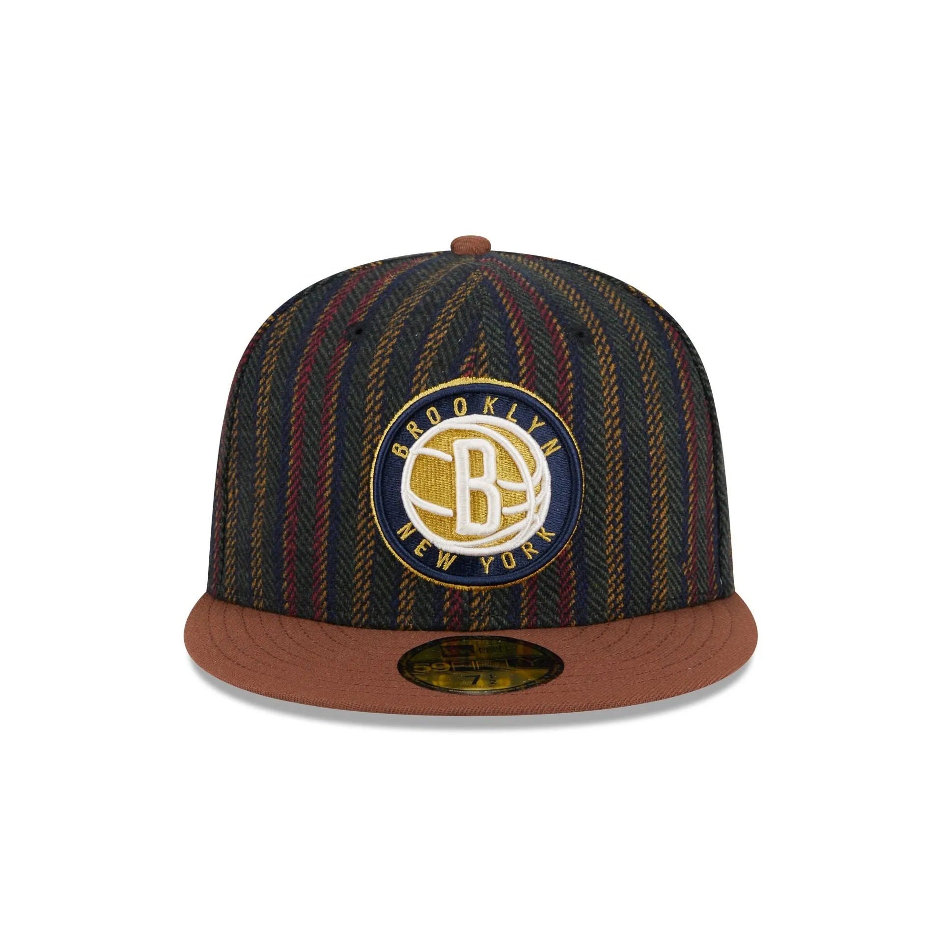 Brooklyn Nets Vintage Herringbone 59FIFTY Fitted Hat sold by New Era product image thumbnail 2