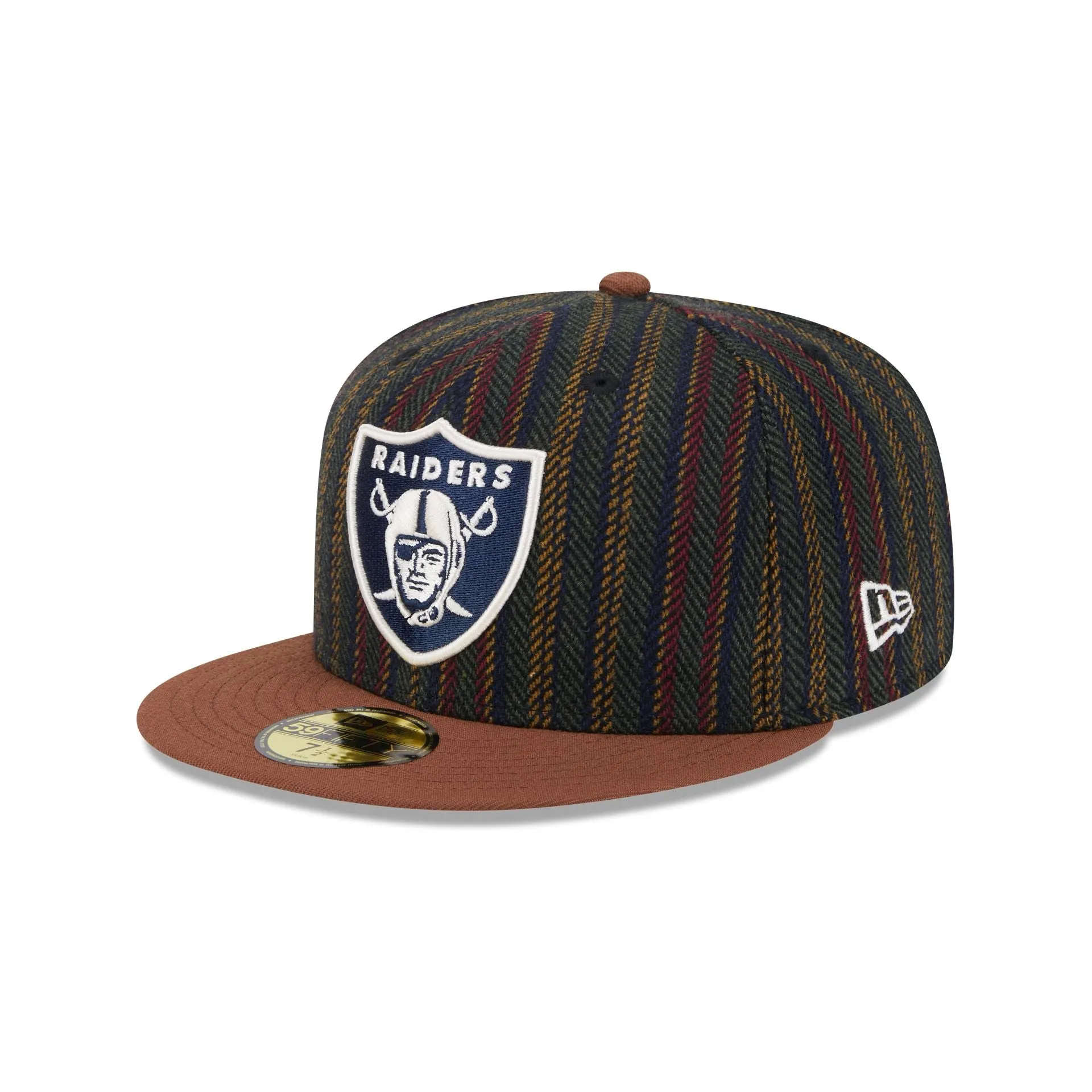 Las Vegas Raiders Vintage Herringbone 59FIFTY Fitted Hat sold by New Era product image thumbnail 3
