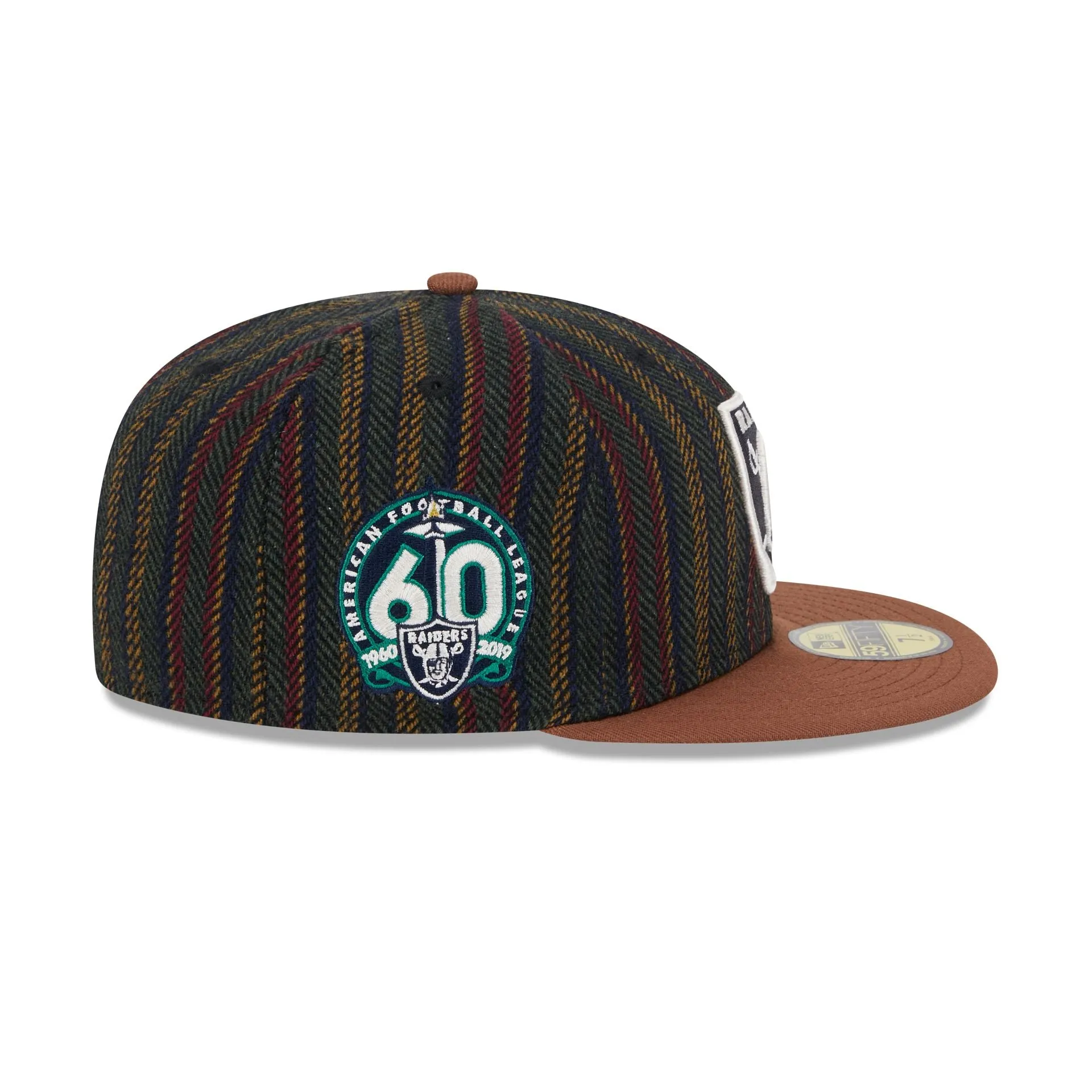 Las Vegas Raiders Vintage Herringbone 59FIFTY Fitted Hat sold by New Era product image thumbnail 4
