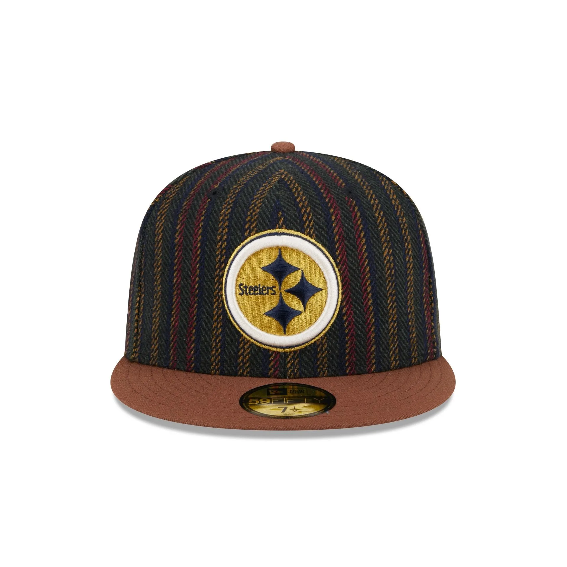 Pittsburgh Steelers Vintage Herringbone 59FIFTY Fitted Hat sold by New Era product image thumbnail 2