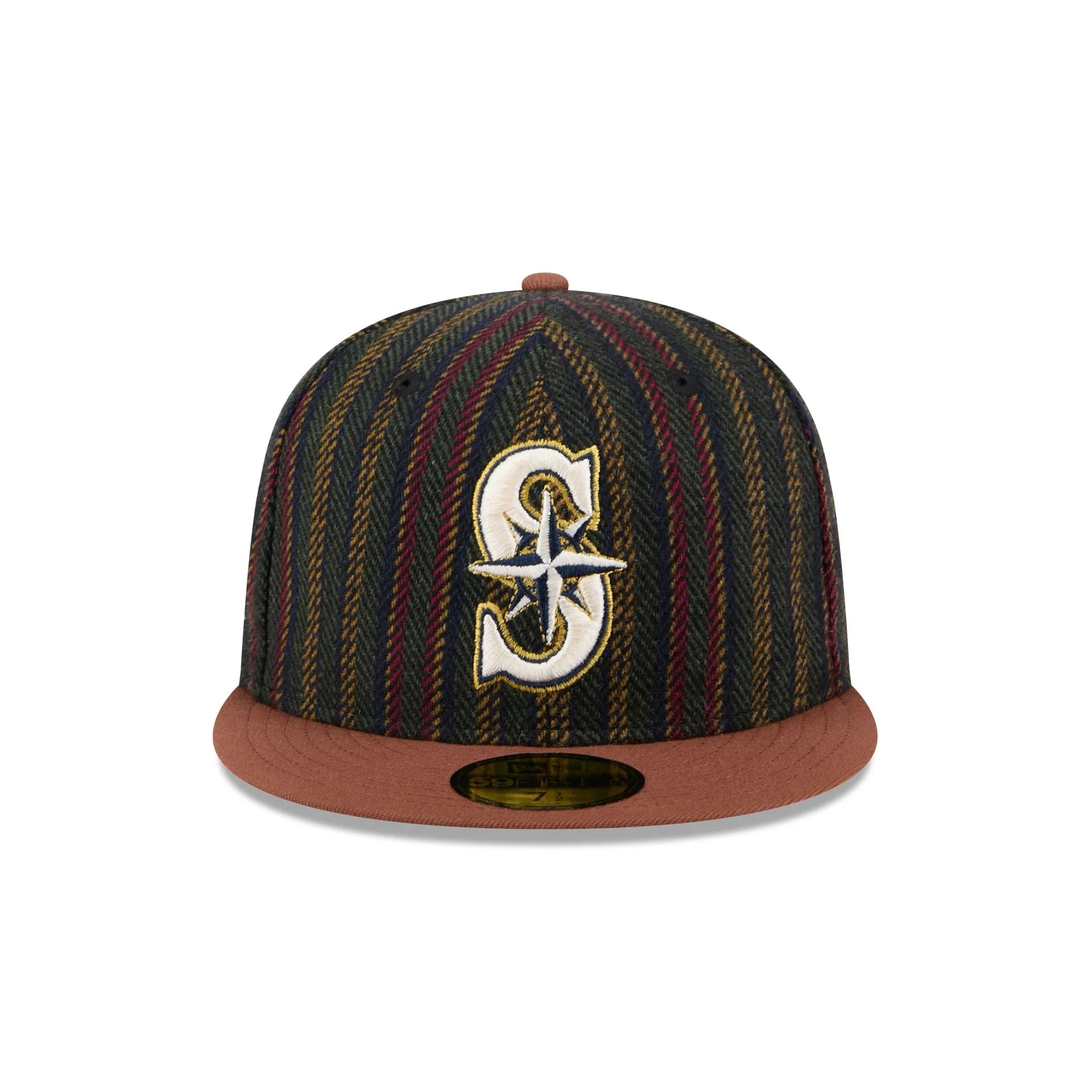 Seattle Mariners Vintage Herringbone 59FIFTY Fitted Hat sold by New Era product image thumbnail 2