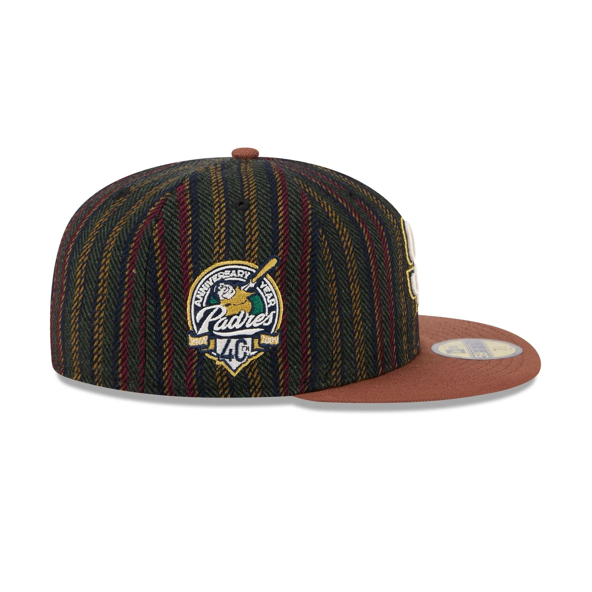 San Diego Padres Vintage Herringbone 59FIFTY Fitted Hat sold by New Era product image thumbnail 4