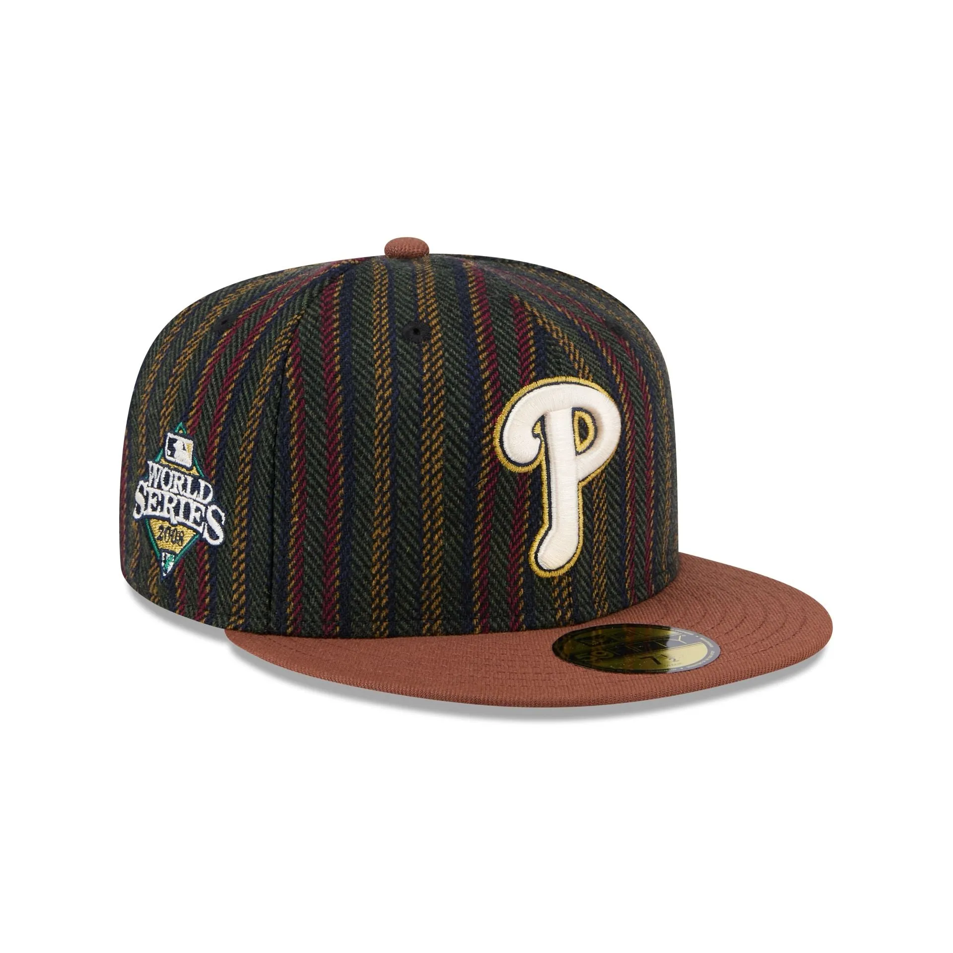 Philadelphia Phillies Vintage Herringbone 59FIFTY Fitted Hat sold by New Era