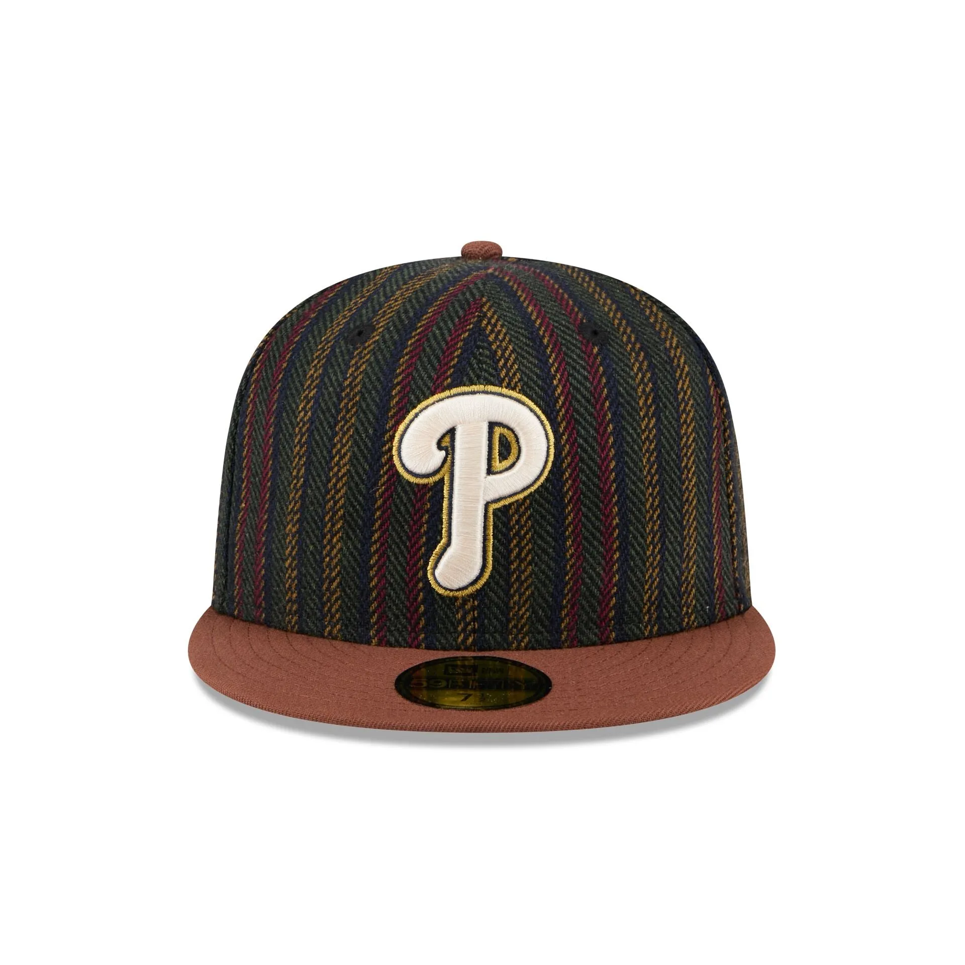 Philadelphia Phillies Vintage Herringbone 59FIFTY Fitted Hat sold by New Era product image thumbnail 2
