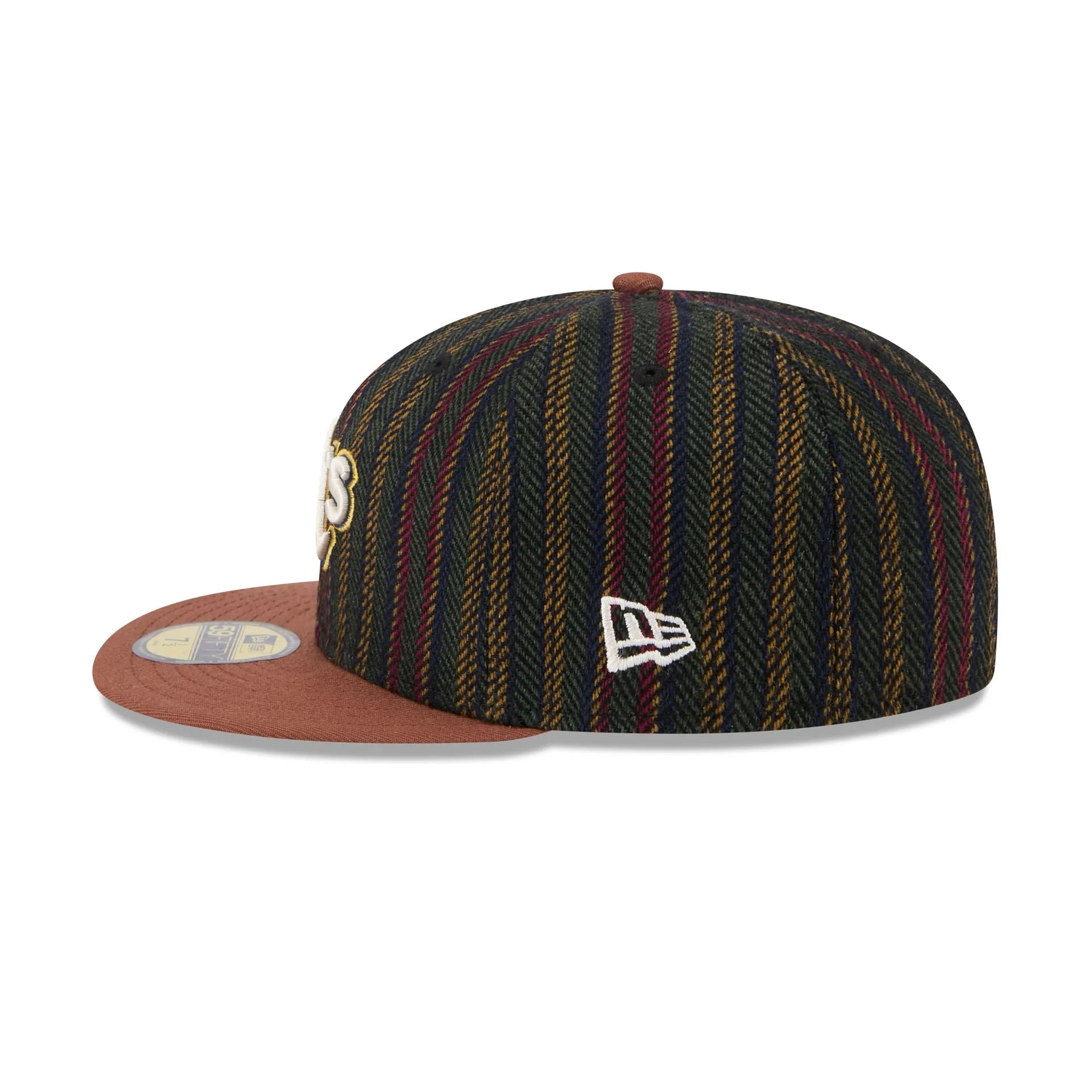 Oakland Athletics Vintage Herringbone 59FIFTY Fitted Hat sold by New Era product image thumbnail 5