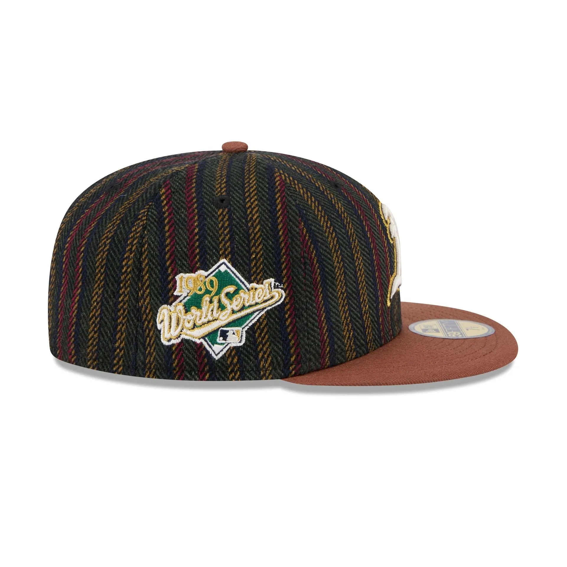 Oakland Athletics Vintage Herringbone 59FIFTY Fitted Hat sold by New Era product image thumbnail 4