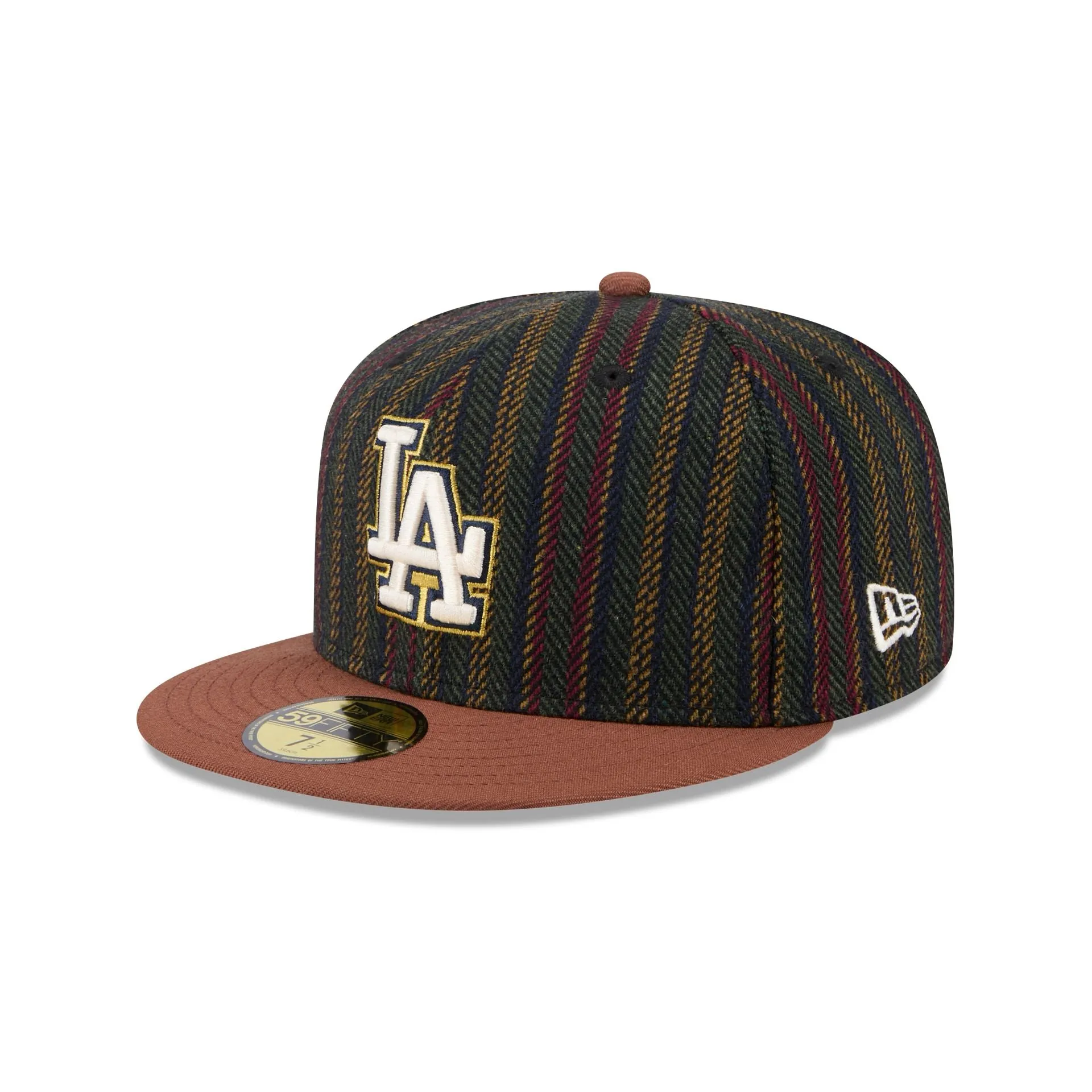 Los Angeles Dodgers Vintage Herringbone 59FIFTY Fitted Hat sold by New Era product image thumbnail 3