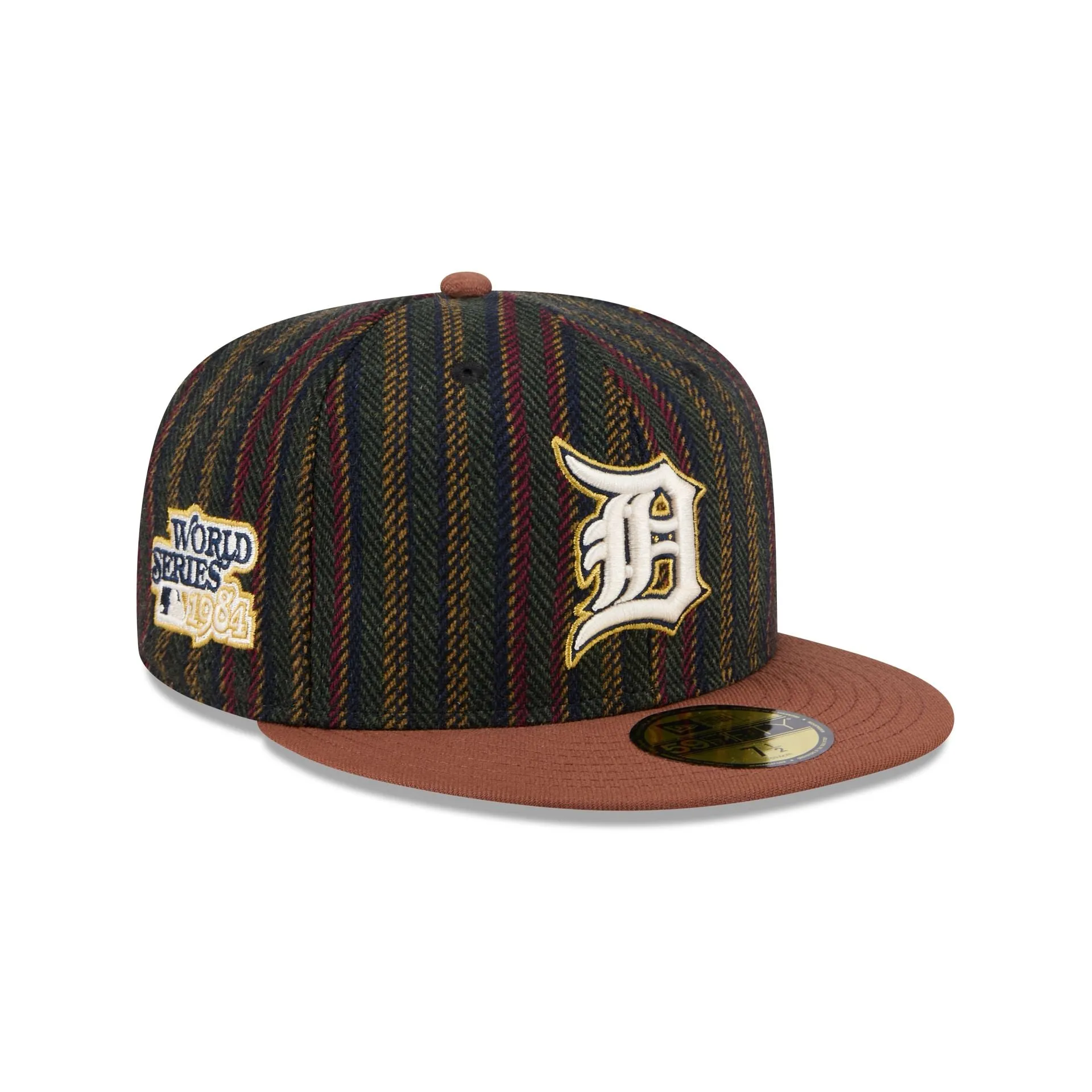 Detroit Tigers Vintage Herringbone 59FIFTY Fitted Hat sold by New Era