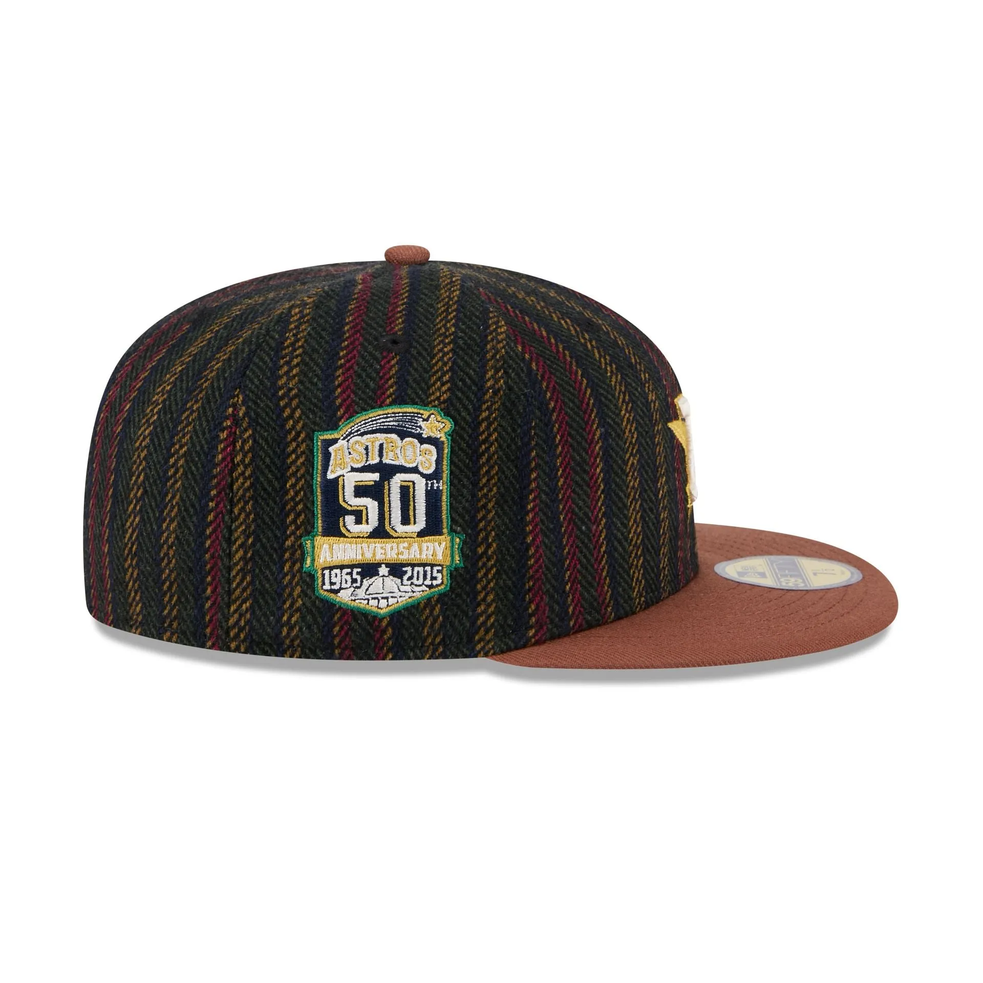 Houston Astros Vintage Herringbone 59FIFTY Fitted Hat sold by New Era product image thumbnail 4