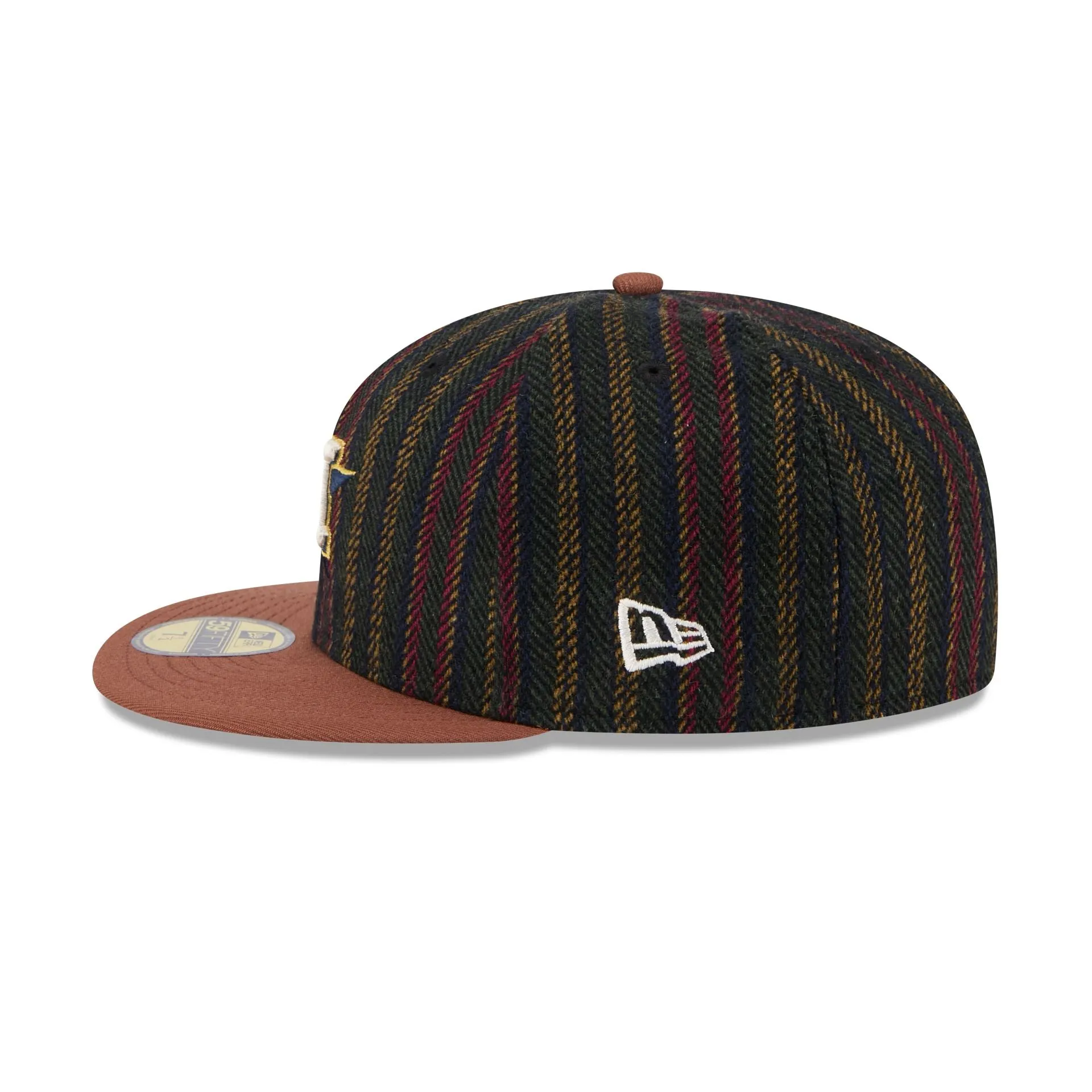 Houston Astros Vintage Herringbone 59FIFTY Fitted Hat sold by New Era product image thumbnail 5