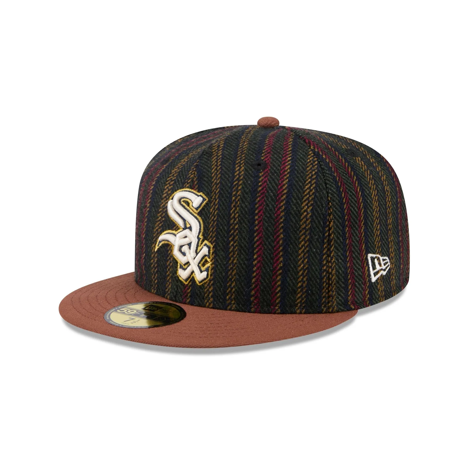 Chicago White Sox Vintage Herringbone 59FIFTY Fitted Hat sold by New Era product image thumbnail 3