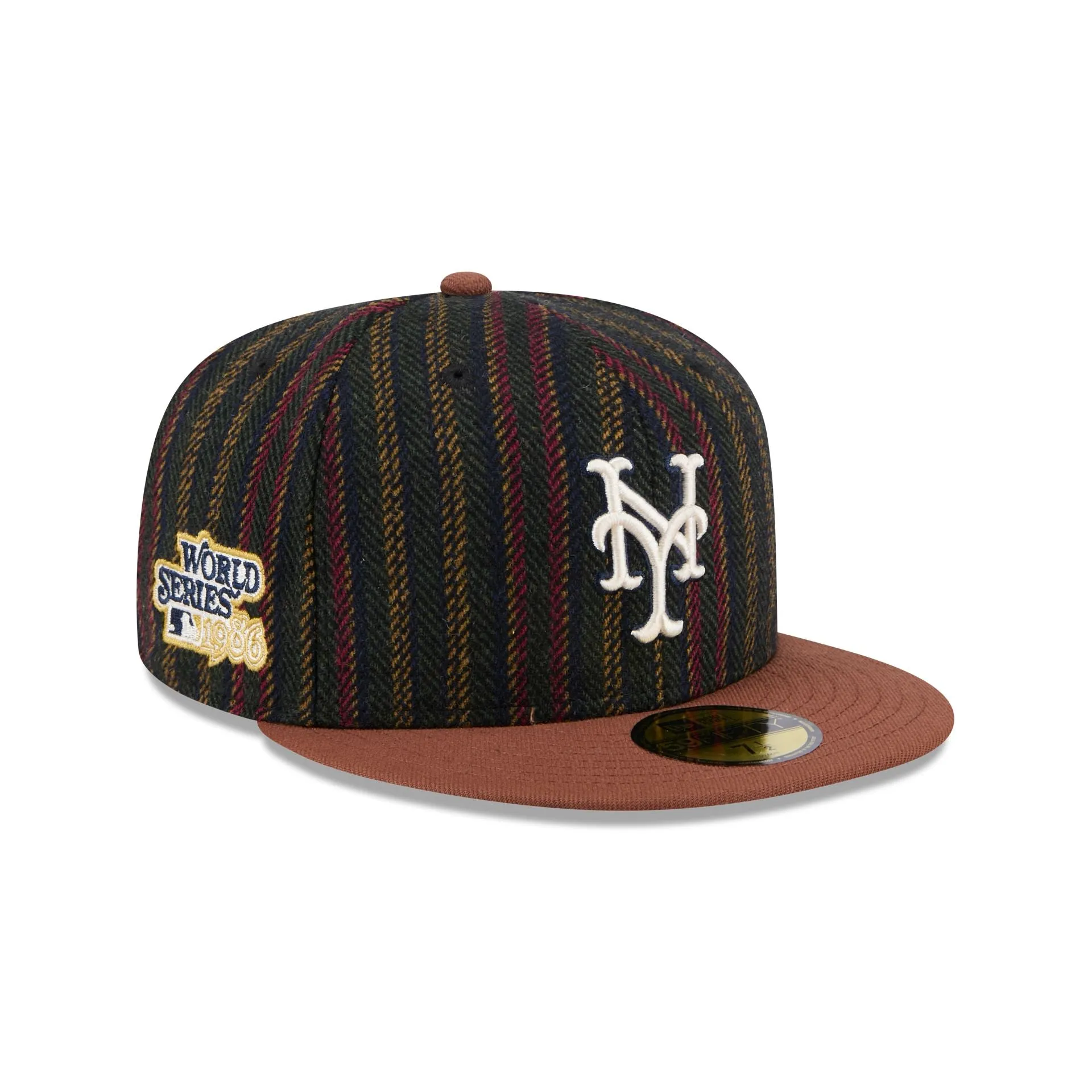 New York Mets Vintage Herringbone 59FIFTY Fitted Hat sold by New Era