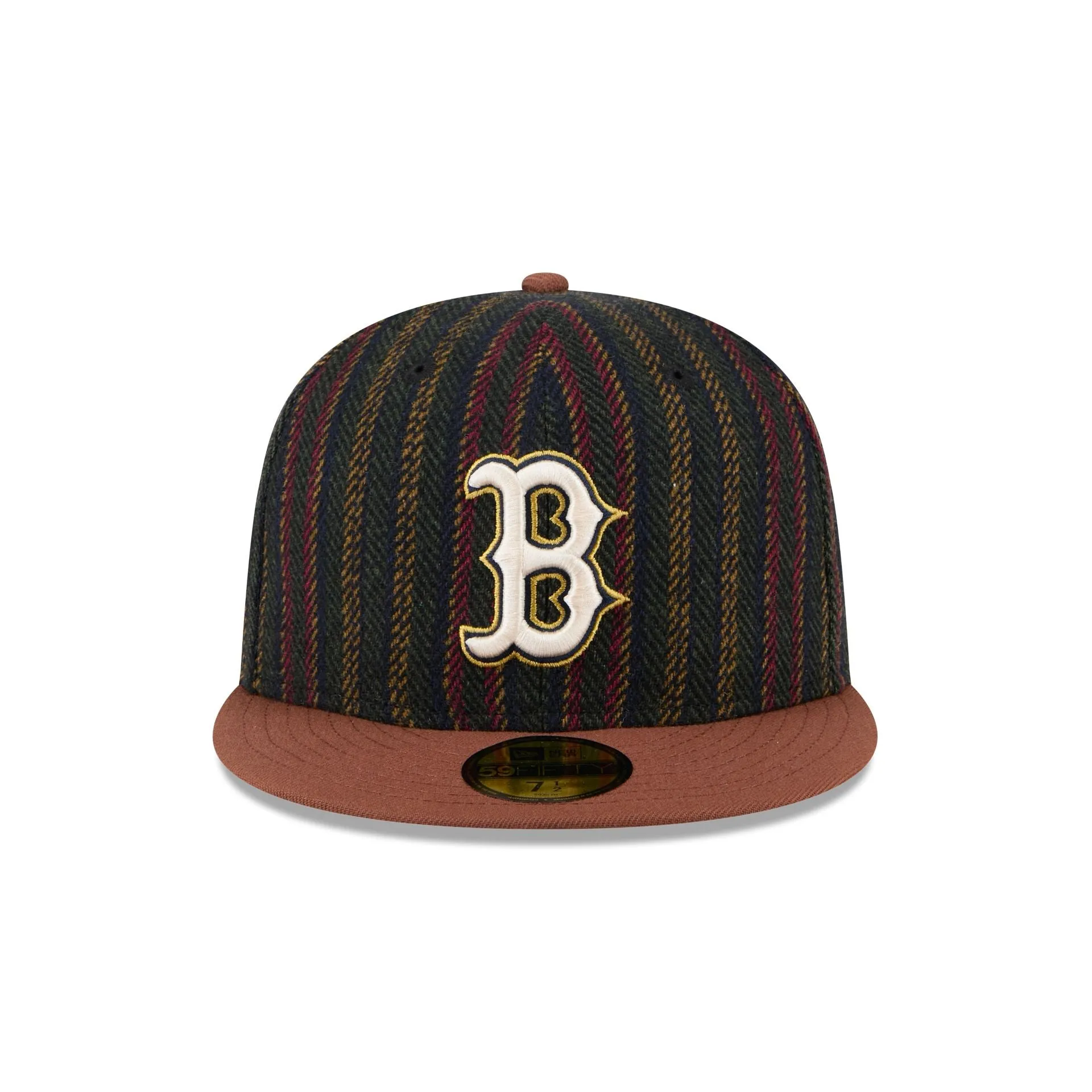 Boston Red Sox Vintage Herringbone 59FIFTY Fitted Hat sold by New Era product image thumbnail 2