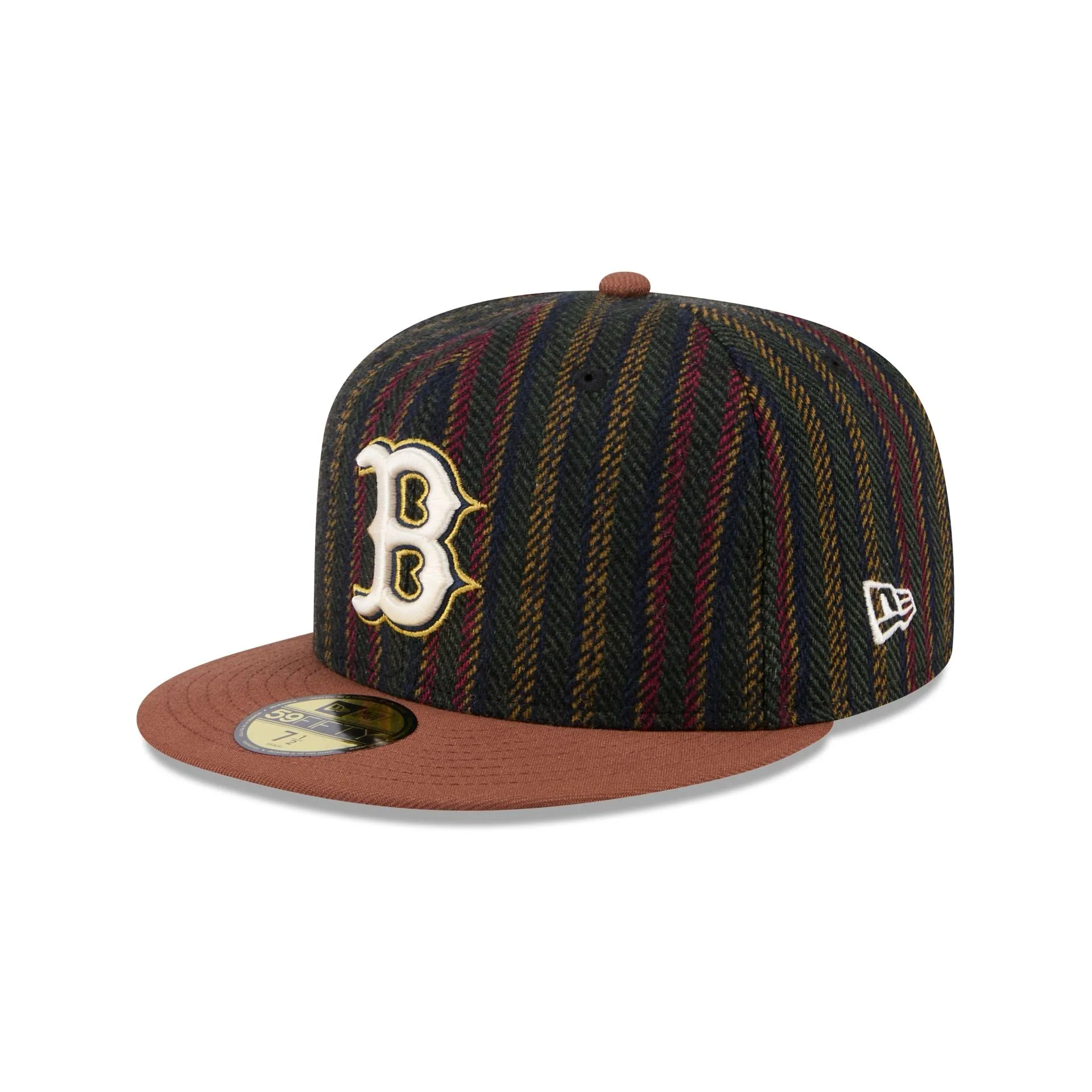 Boston Red Sox Vintage Herringbone 59FIFTY Fitted Hat sold by New Era product image thumbnail 3
