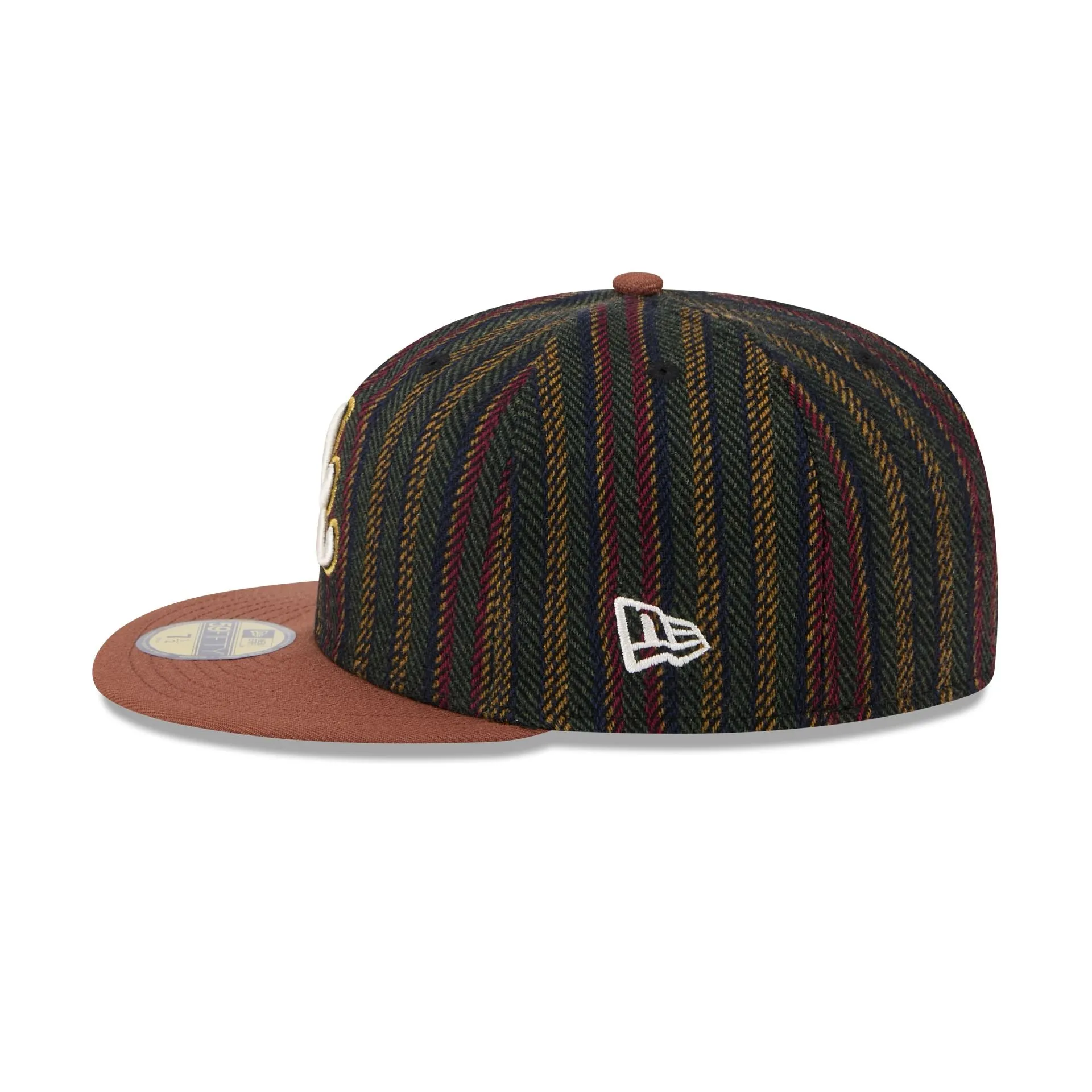 Atlanta Braves Vintage Herringbone 59FIFTY Fitted Hat sold by New Era product image thumbnail 5