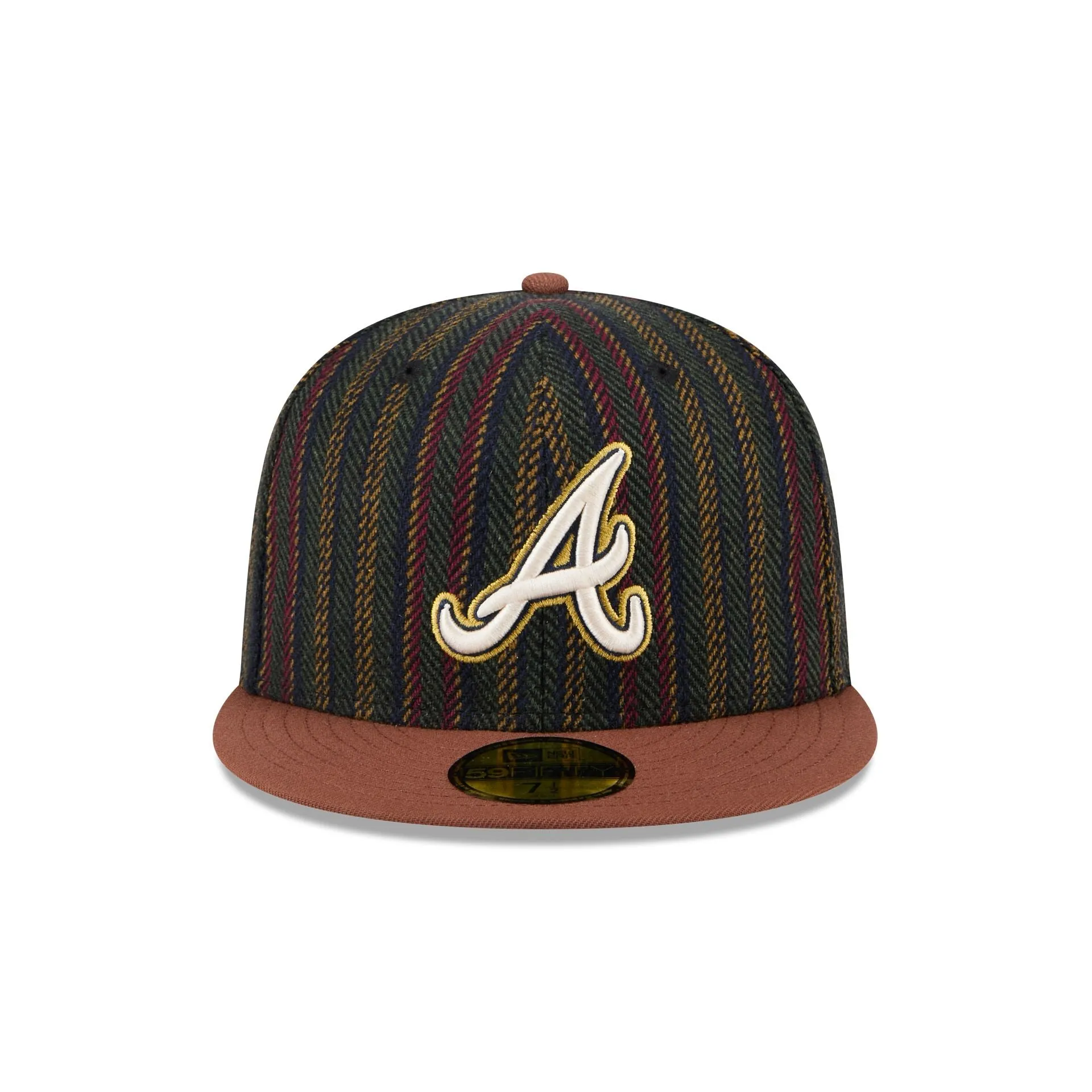 Atlanta Braves Vintage Herringbone 59FIFTY Fitted Hat sold by New Era product image thumbnail 2