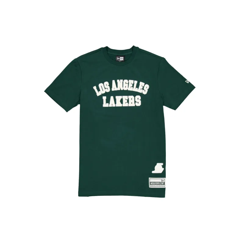 Los Angeles Lakers Dark Green Logo Select T-Shirt sold by New Era