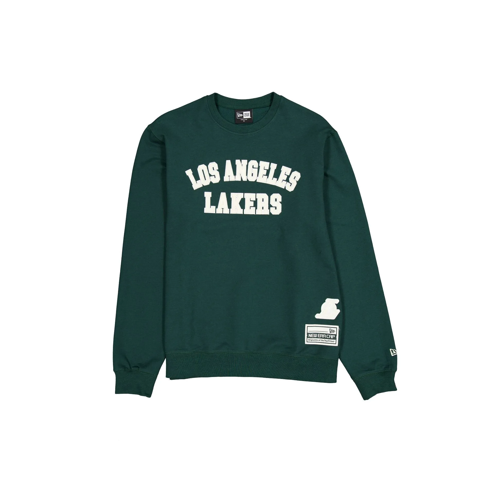 Los Angeles Lakers Dark Green Logo Select Crewneck sold by New Era